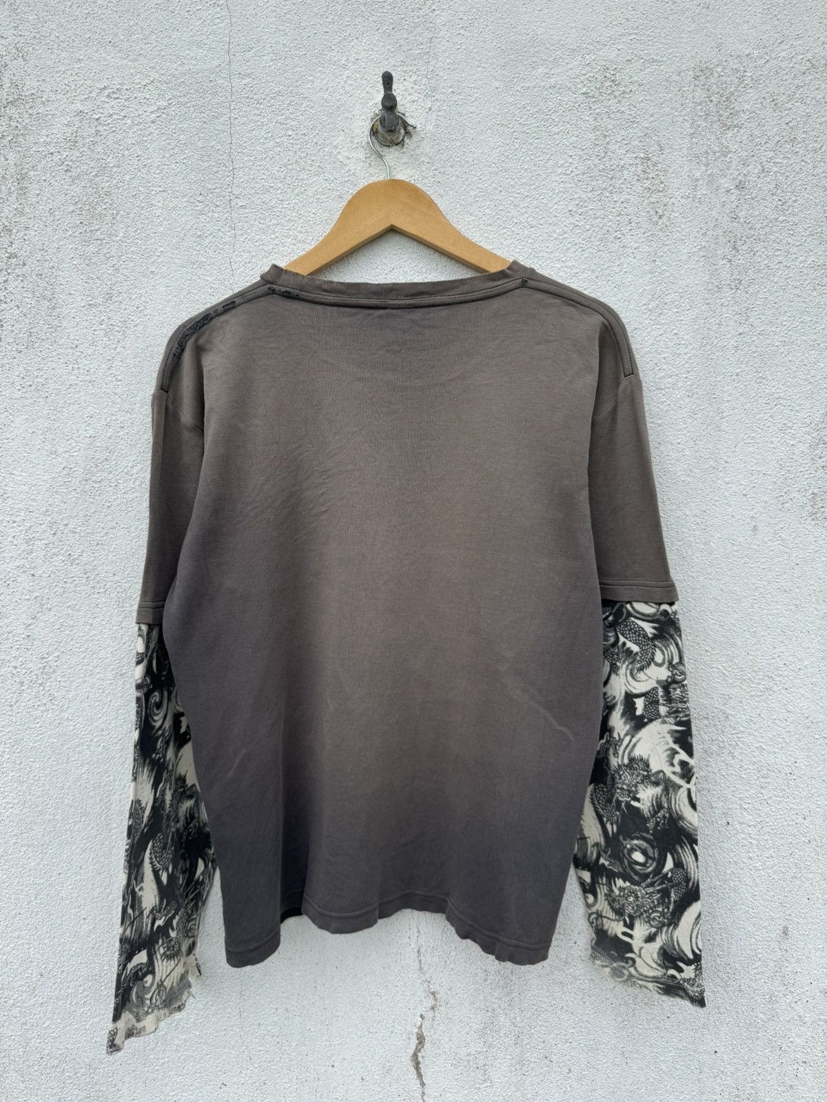Vintage Distressed Sun Faded Japanese Tattoos LS Tees Size US L / EU 52-54 / 3 - 2 Thumbnail