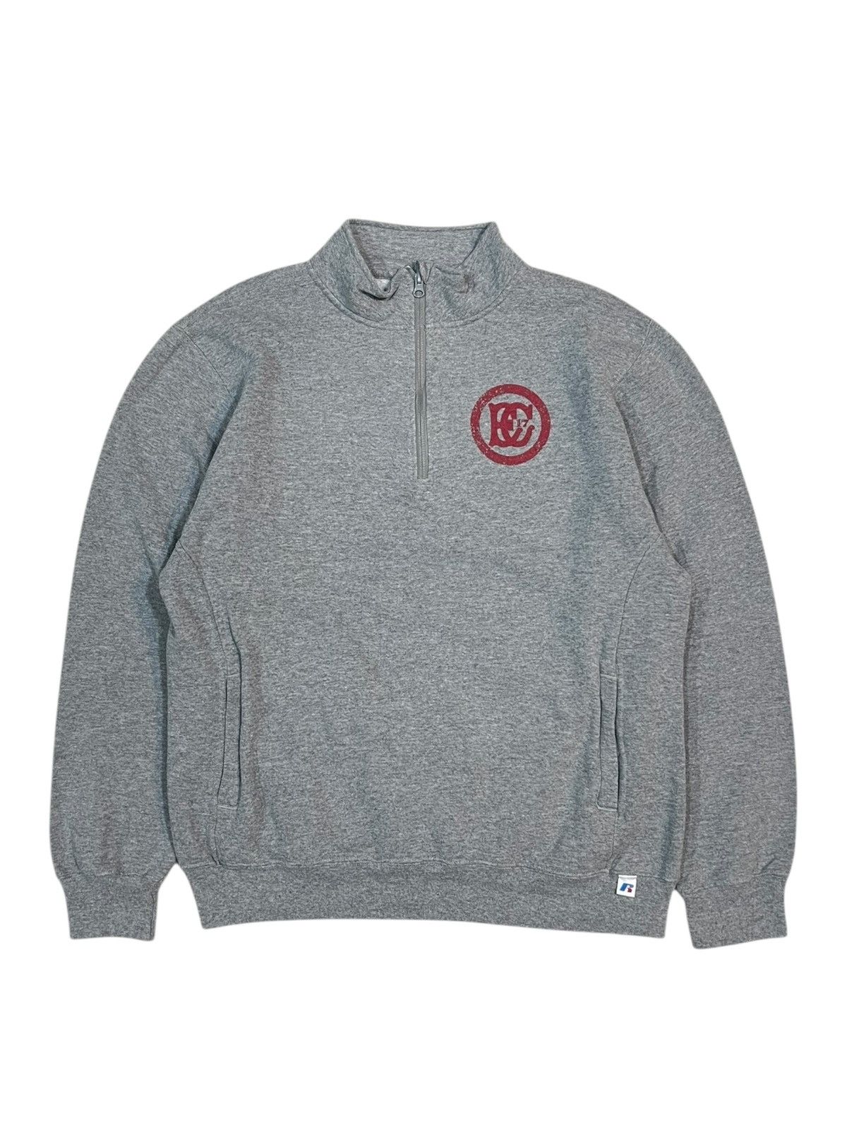 Other Russell Athletic Home Coming Half Zip Sweater Size US L / EU 52-54 / 3 - 1 Thumbnail