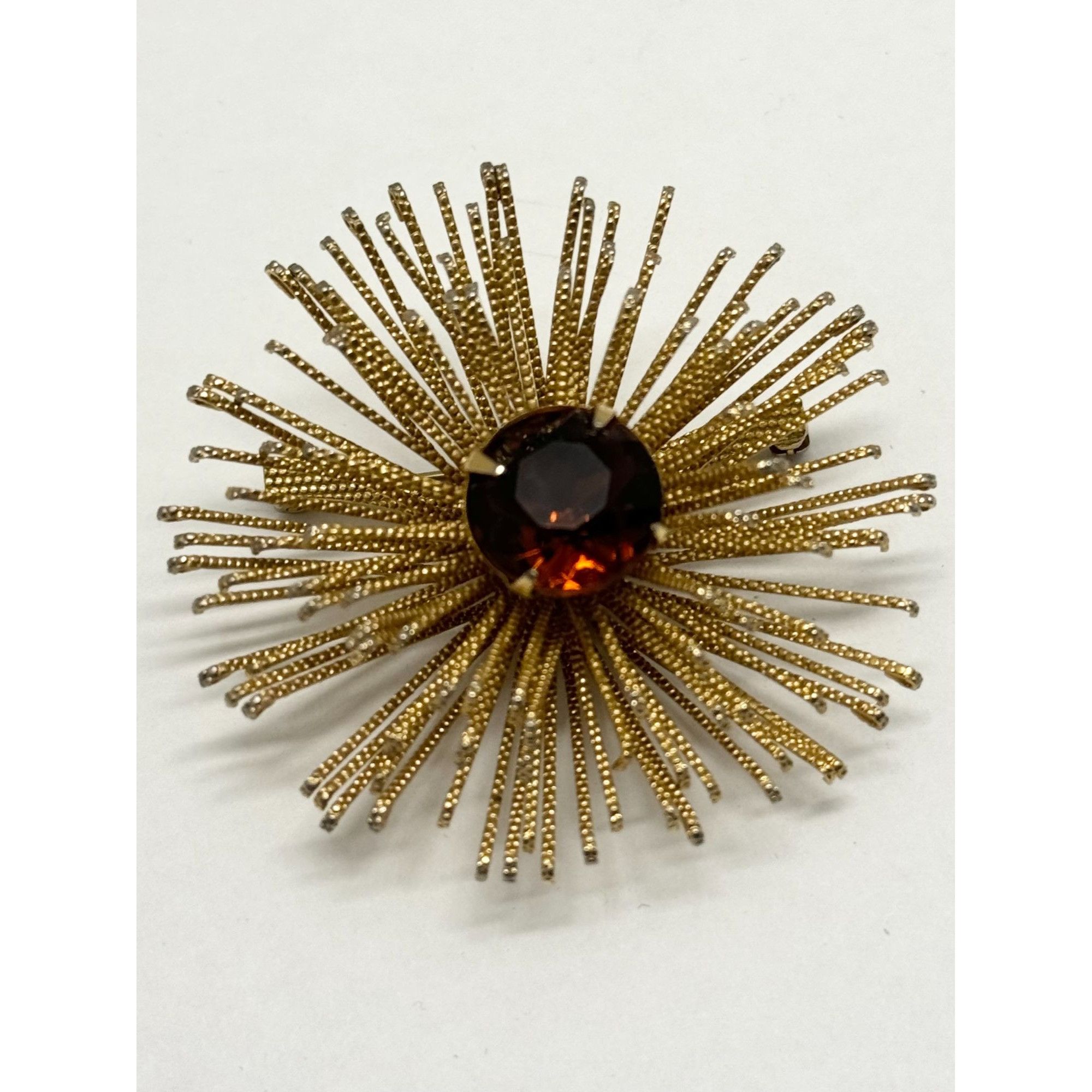 Vintage Vintage Sarah conventry brown rhinestone brooch pin Size ONE SIZE - 3 Thumbnail