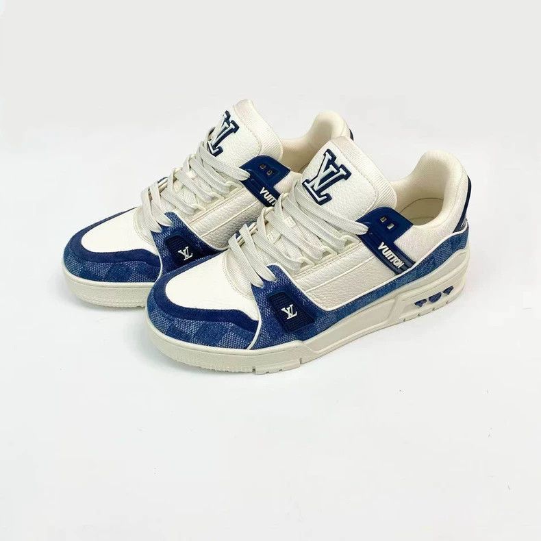 Louis Vuitton Louis Vuitton 24ss Trainer Denim Board Shoes Size US 4 / IT 34 - 1 Thumbnail