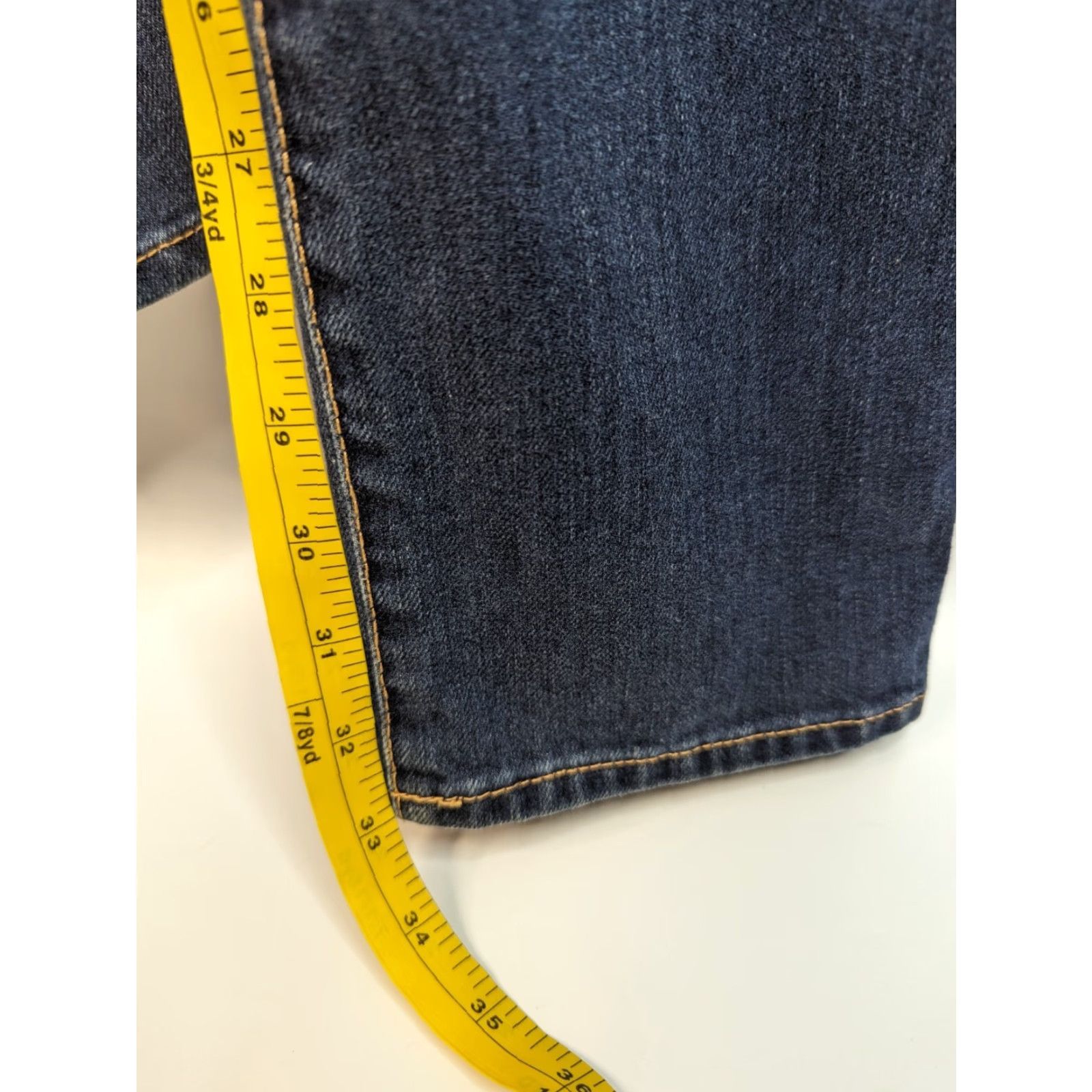 Abercrombie & Fitch Abercrombie & Fitch Jeans Women's Size 4L 27x35 Denim Distressed Blue 5-Pocket Regular Skinny Belts & Zippers Size 27" / US 4 / IT 40 - 5 Thumbnail