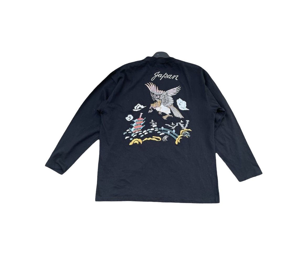 Japanese Brand Sukajan Eagle Emboiderey Tshirt Size US XL / EU 56 / 4 - 1 Thumbnail