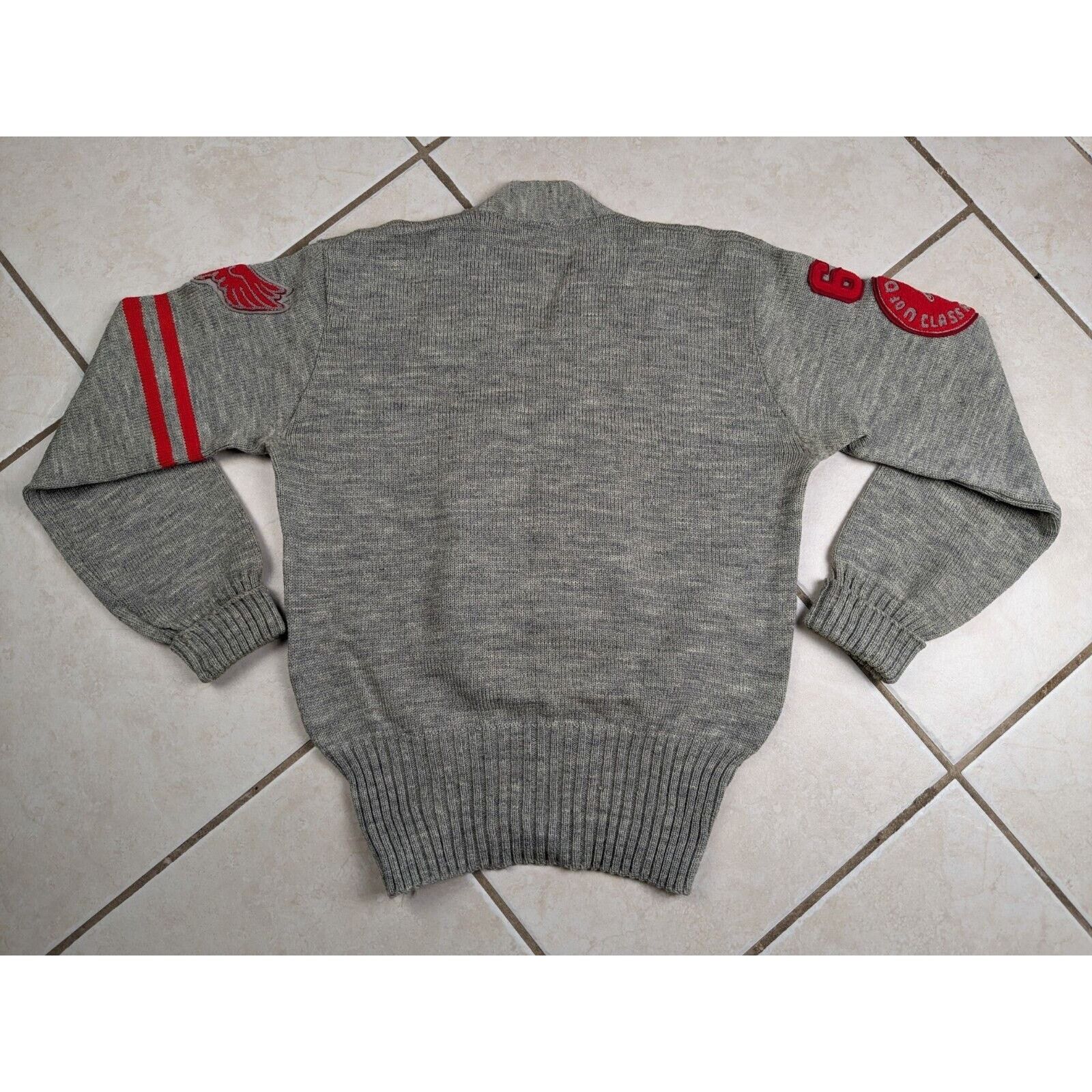 Other Vtg 1960s Art Knitting Mill Sweater Letterman Detroit Size US M / EU 48-50 / 2 - 13 Thumbnail