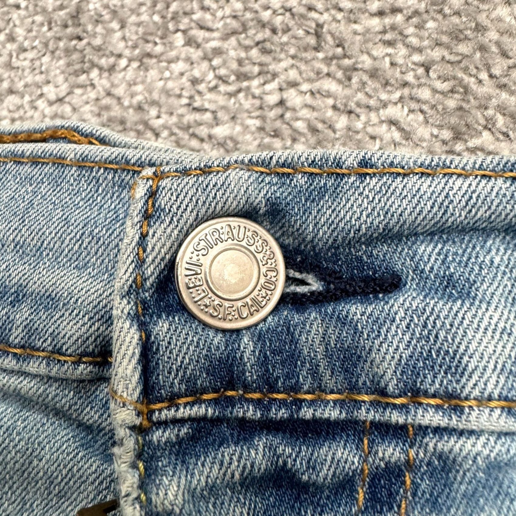 Levi's Levi's 541 Athletic Fit Straight Denim Jeans Mens 34x30 Blue Light Wash Casual Shirt Pants? Size US 30 / EU 46 - 3 Thumbnail