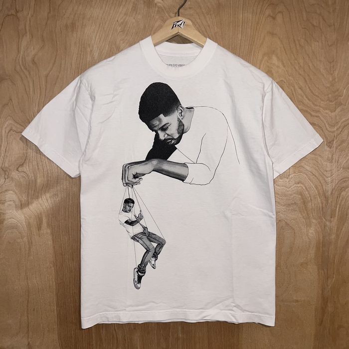 Off-White KID CUDI C/O VIRGIL ABLOH OFF-WHITE PULLING STRINGS TEE | Grailed