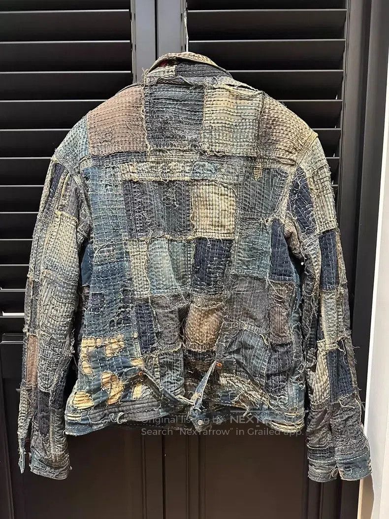 Kapital Kapital Boro Denim Ripped Jacket . Size US S / EU 44-46 / 1 - 1 Thumbnail