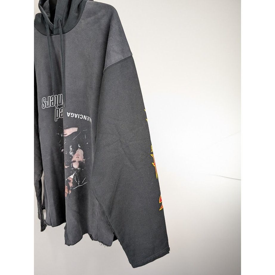 Balenciaga o1rshd1 Hoodie in Black Size US M / EU 48-50 / 2 - 17 Thumbnail