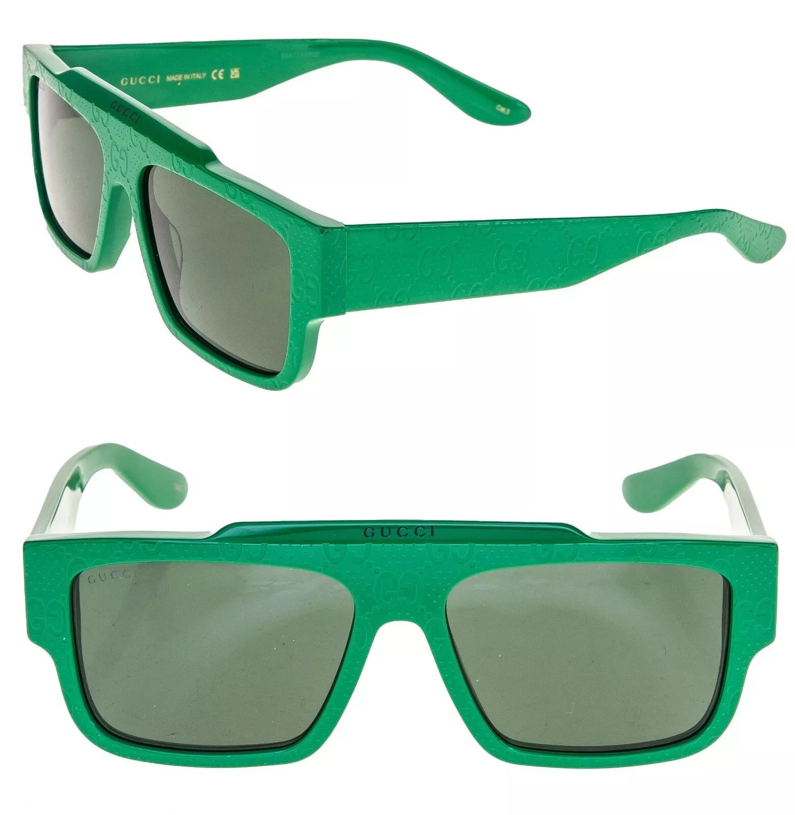 Gucci GUCCI 1460 GG Print Sport Aviator Gg1460S Sunglasses 007 Size ONE SIZE - 1 Thumbnail