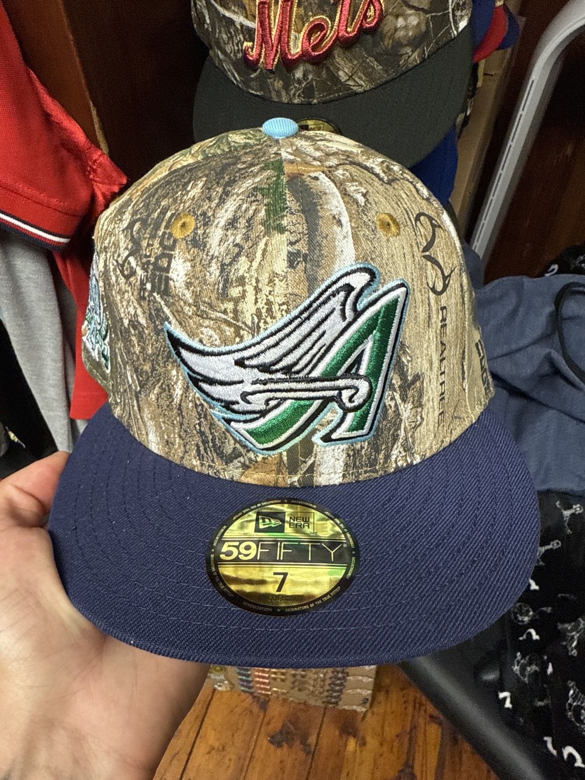 New Era Angels real tree fitted hat pro image Size ONE SIZE - 1 Thumbnail