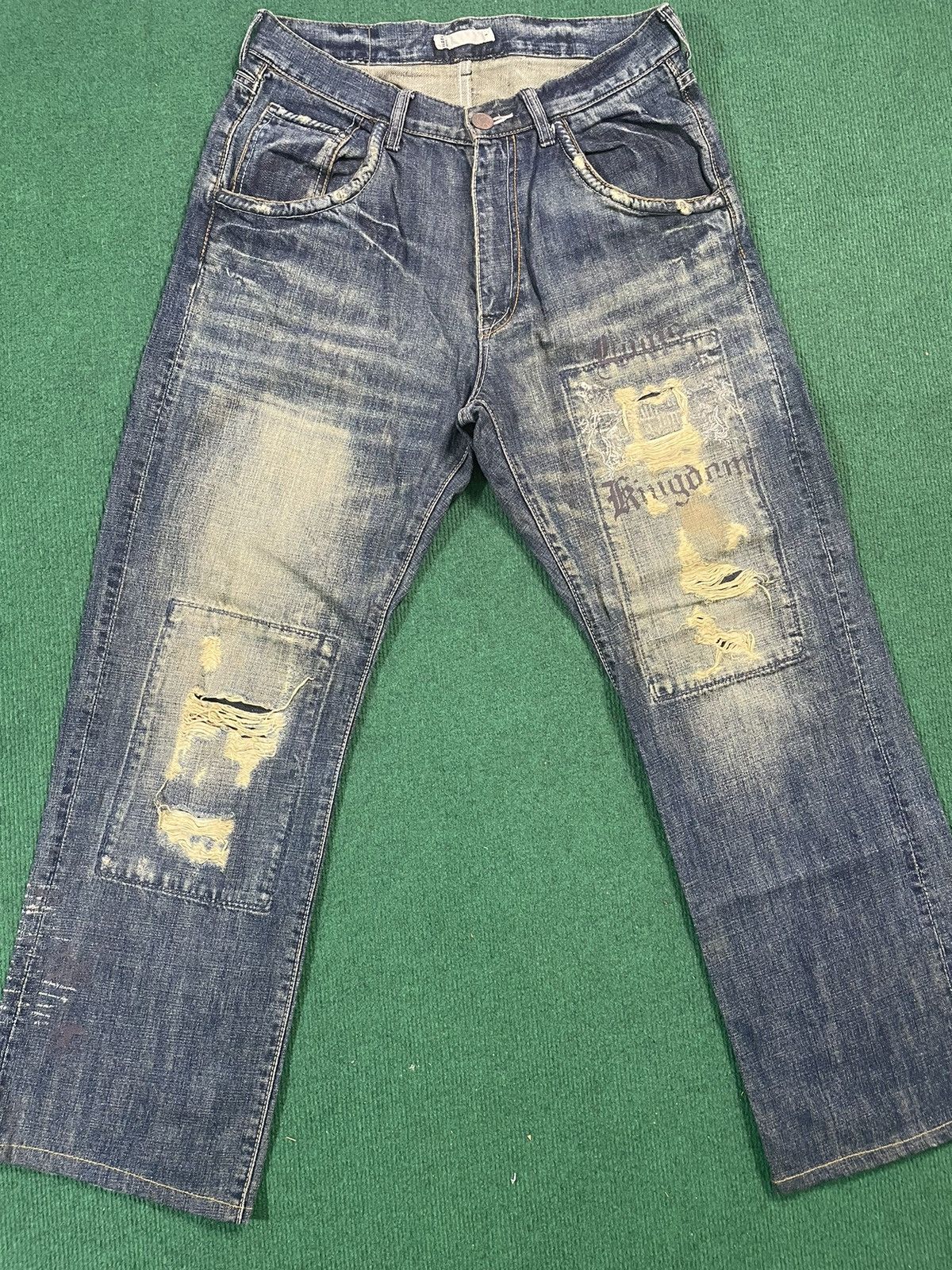 Global Work Vintage Distressed Global Work Japanese Jeans Size US 32 / EU 48 - 3 Thumbnail