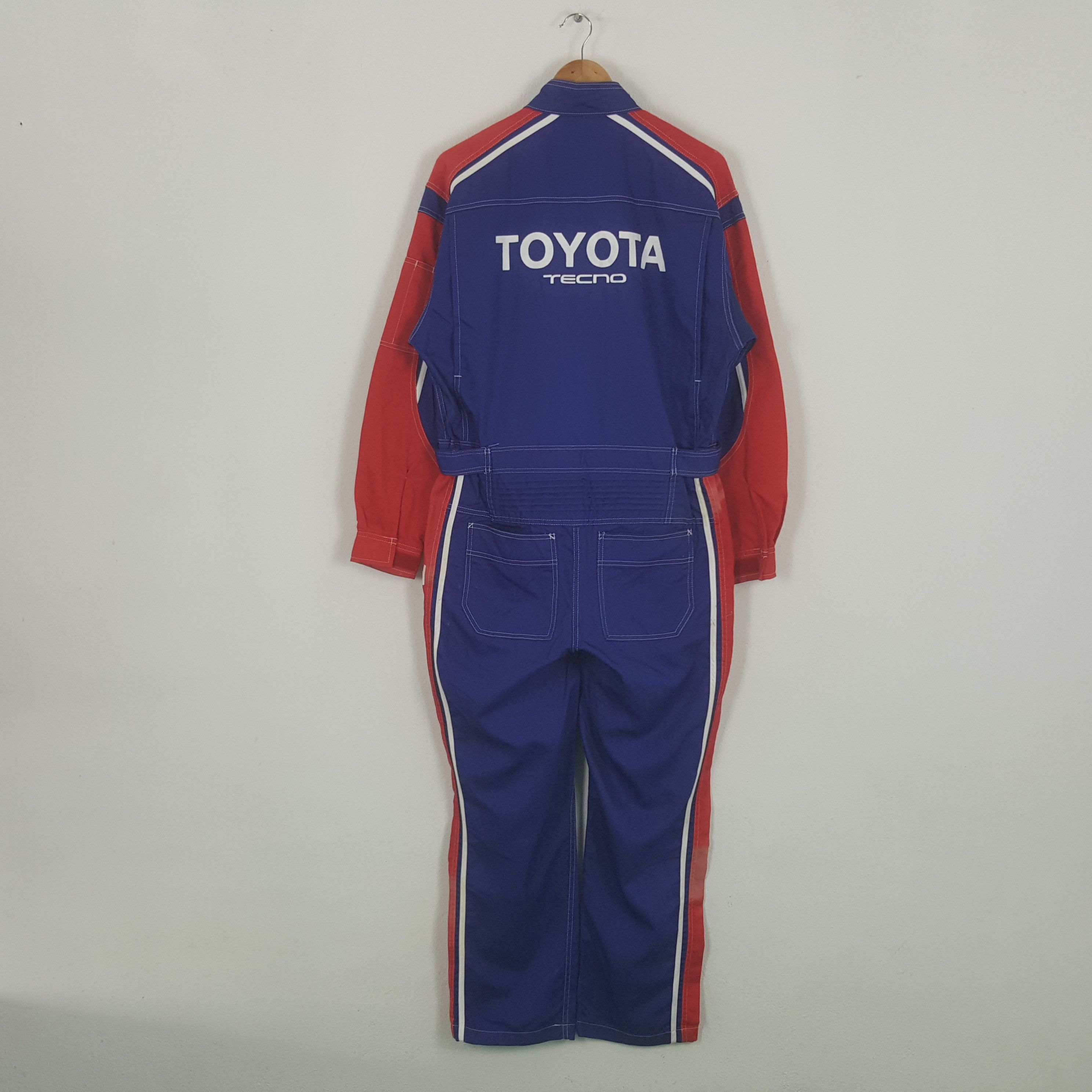 Vintage Toyota Techno Japanese Racing Team Coverall Jacket