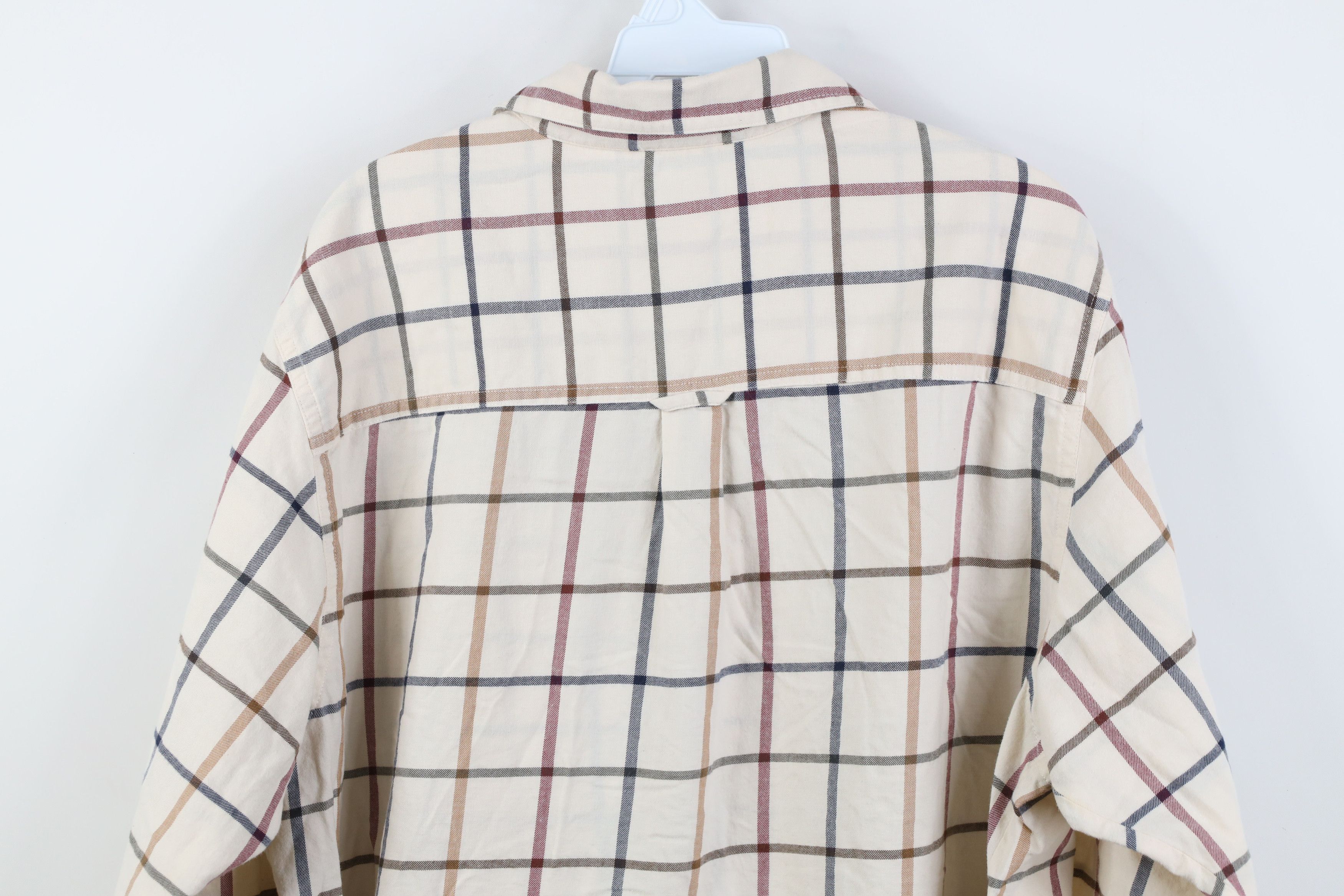 Vintage Vintage 90s Streetwear Flannel Collared Button Shirt Plaid Size XXL / US 16-18 / IT 52-54 - 10 Thumbnail