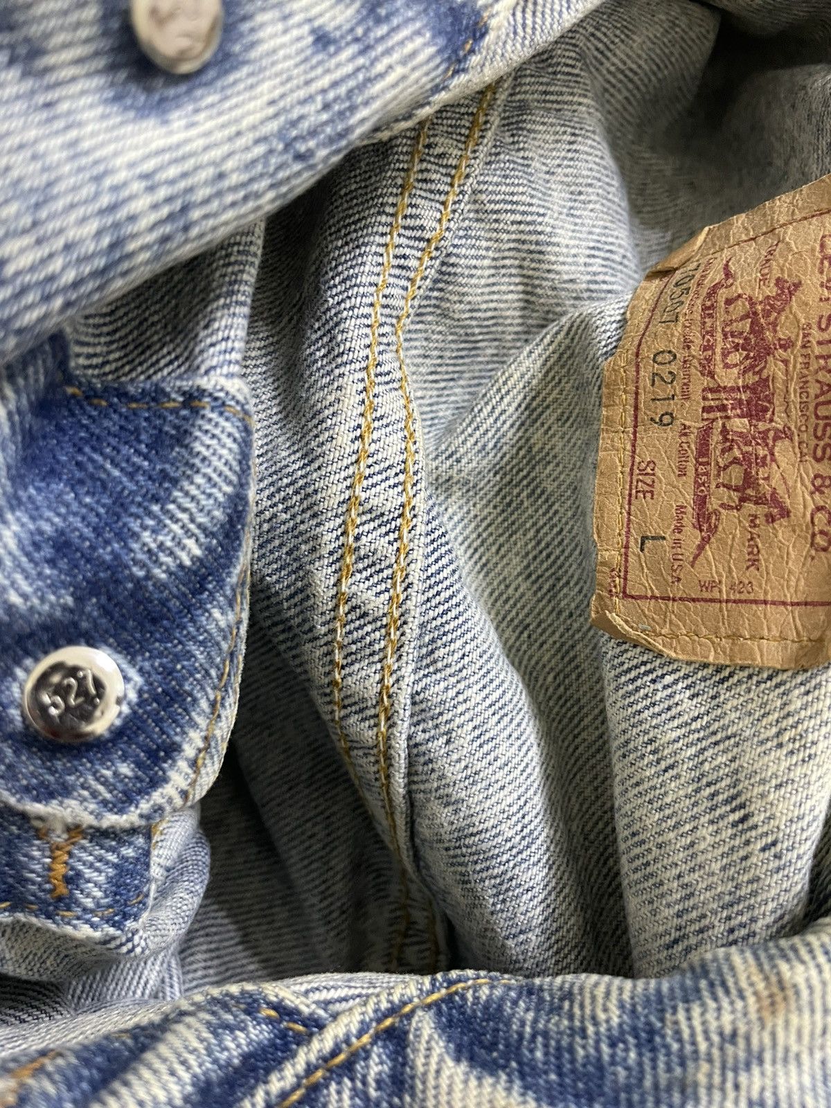 Levi's × Vintage 💥Vintage 90s Levis Acid Wash 70507 Made In usa Size US L / EU 52-54 / 3 - 13 Thumbnail