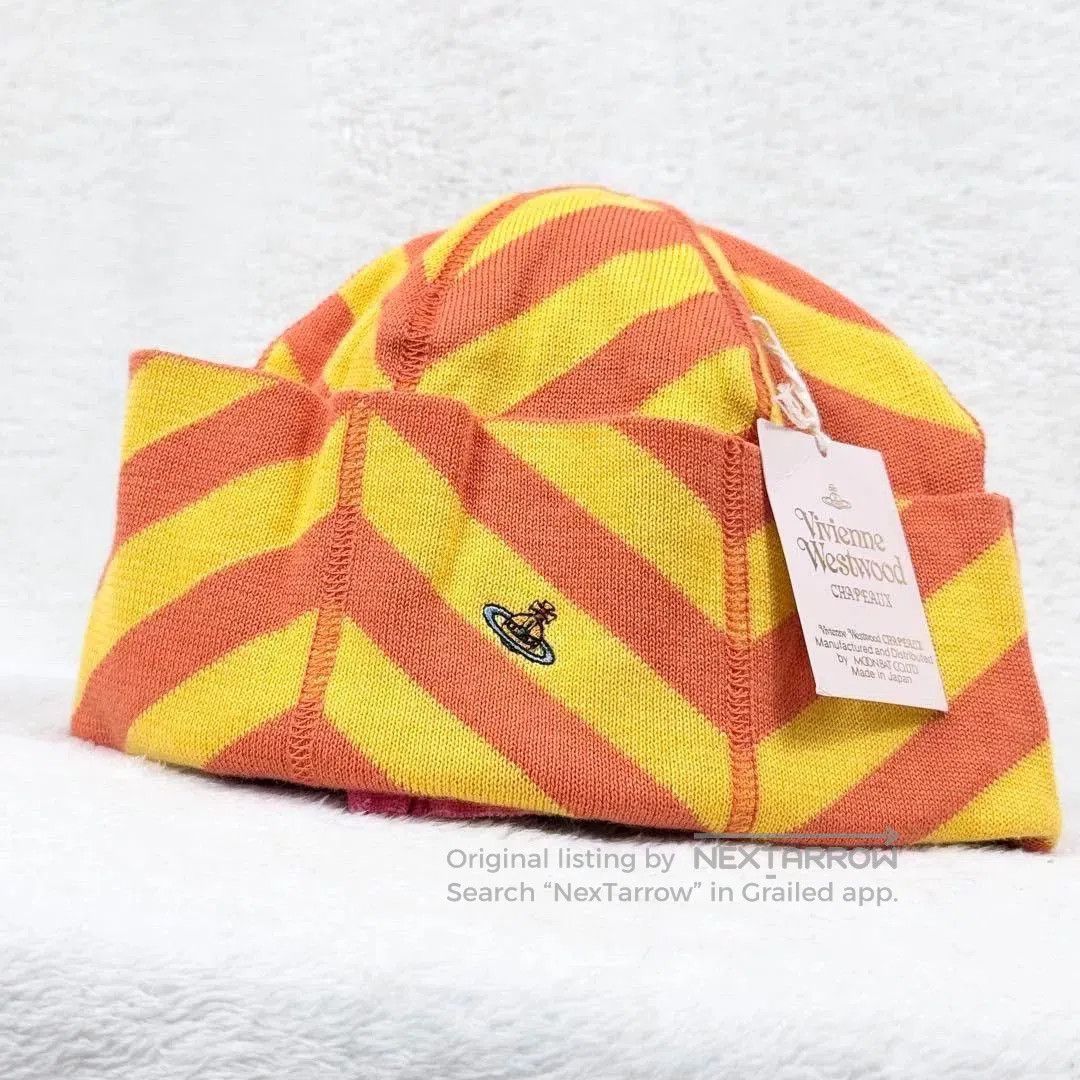 Vivienne Westwood Vivienne Westwood Y2K Knit Beanie Hat. Size ONE SIZE - 2 Thumbnail