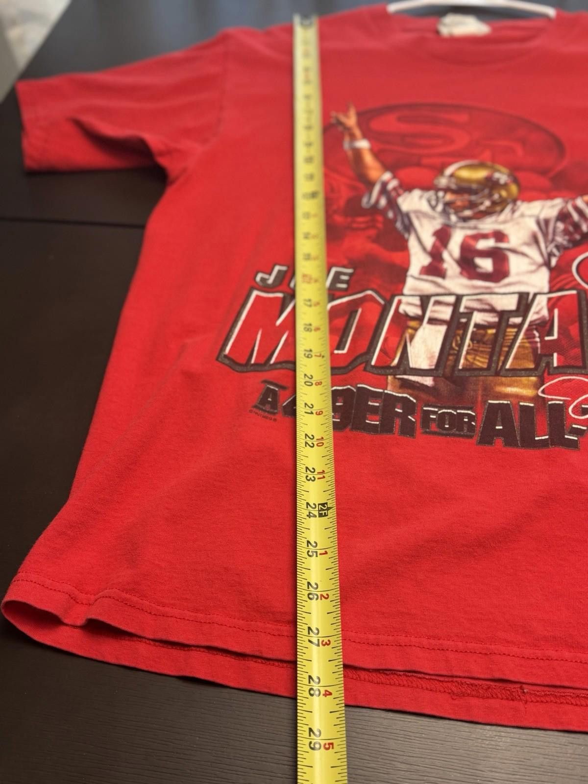 Nutmeg Vintage Nutmeg Lee Sport 49ers Men's L NFL 90s Joe Montana Size ONE SIZE - 4 Thumbnail
