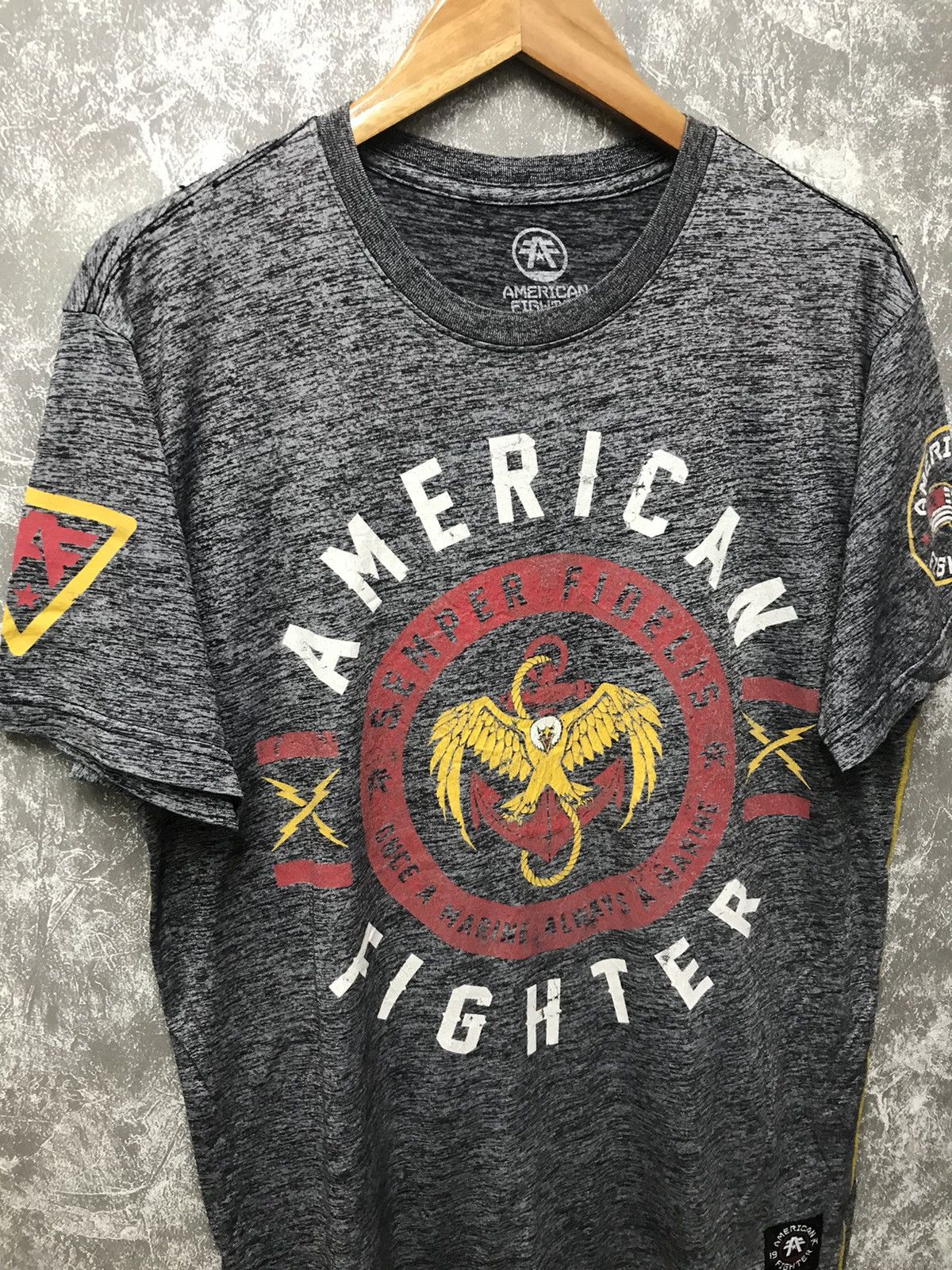 Affliction × Helix × Southpole American Fighter Affliction Eagle Y2K Graphic Tee Size US L / EU 52-54 / 3 - 3 Thumbnail