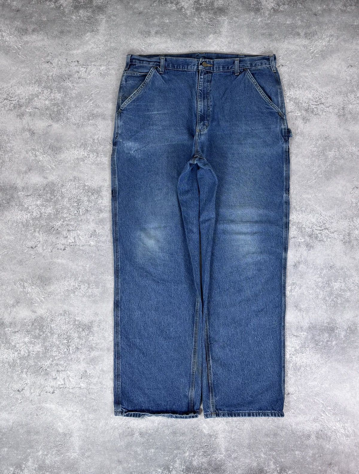Carhartt Vintage Carhartt Men’s Blue Denim Jeans USA Workwear Size US 40 / EU 56 - 2 Thumbnail