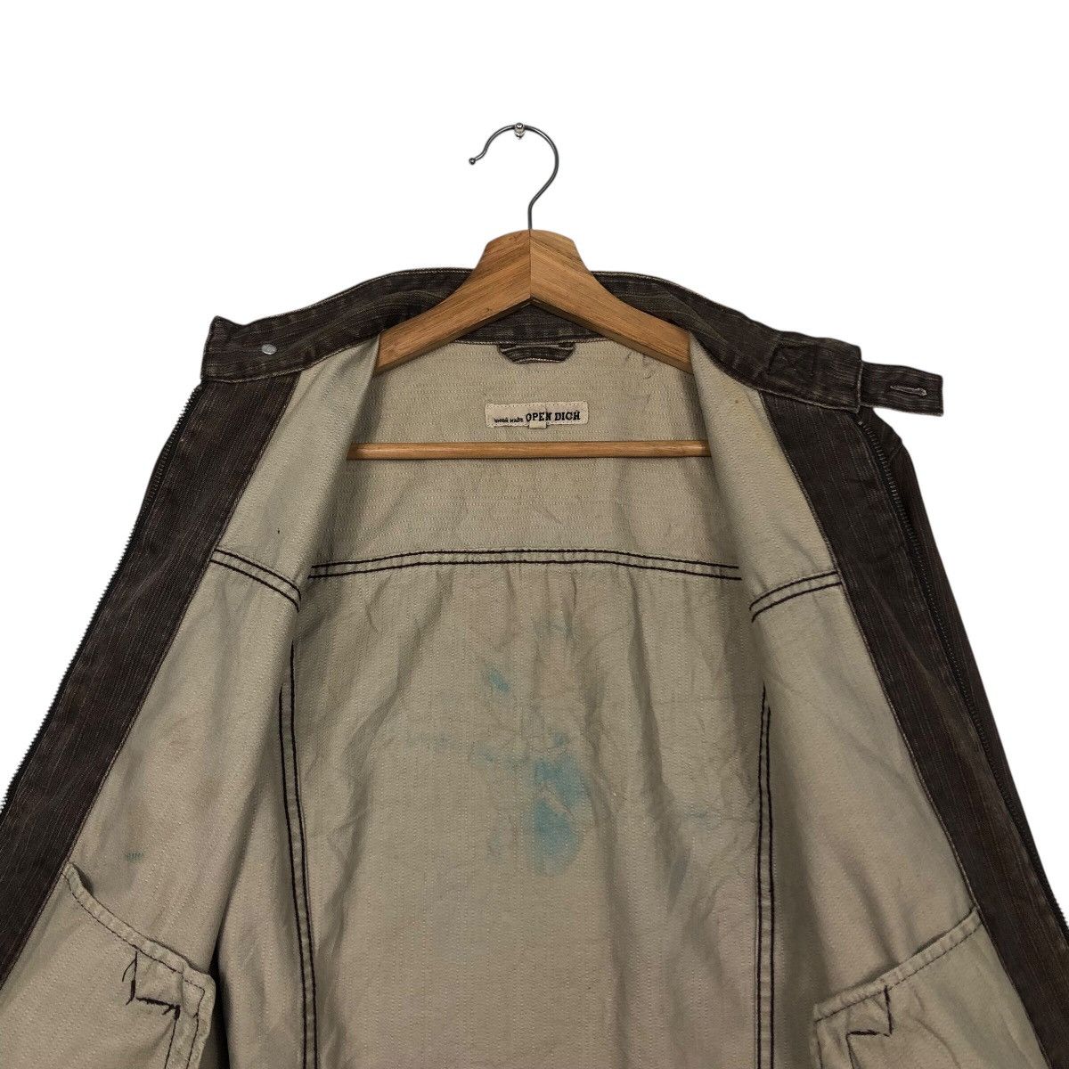 Japanese Brand 📌Vintage Zipper Chore Jacket Open Dich Issey Miyake Size US M / EU 48-50 / 2 - 15 Thumbnail