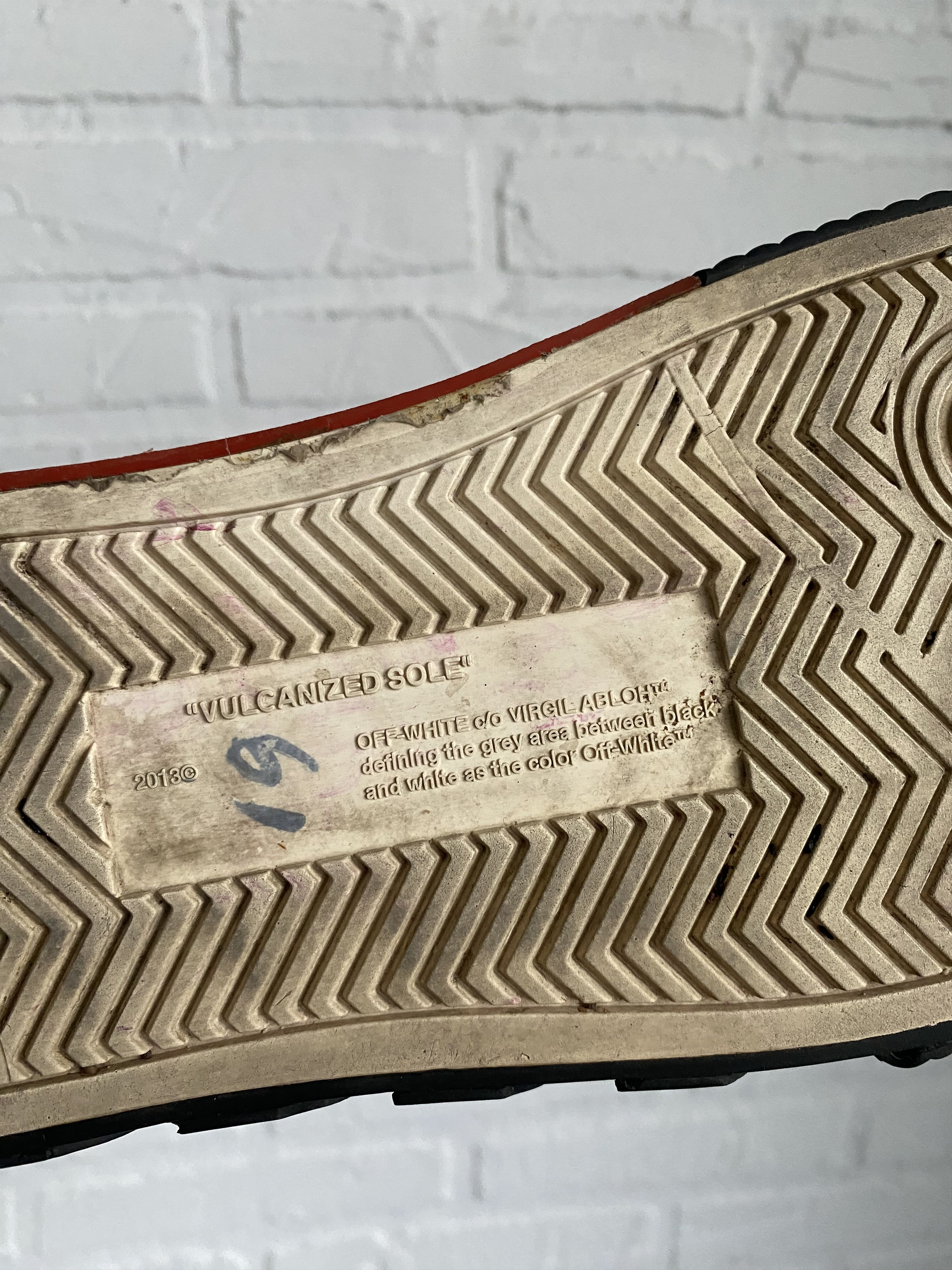 Off-White Off White suede leather black vulcanized sneakers Size US 10 / EU 43 - 5 Thumbnail