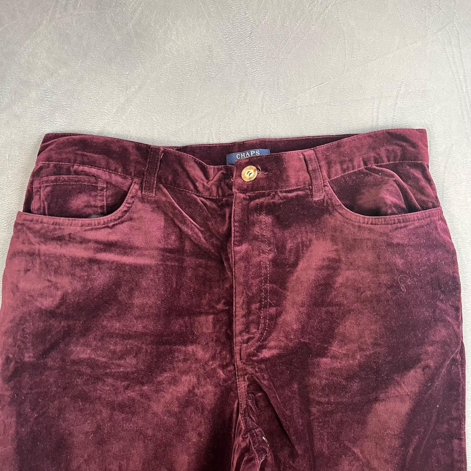 Chaps Chaps Ralph Lauren Soft Velour Pants Women's Size 12 FF-04 Size 34" / US 12 / IT 48 - 2 Thumbnail