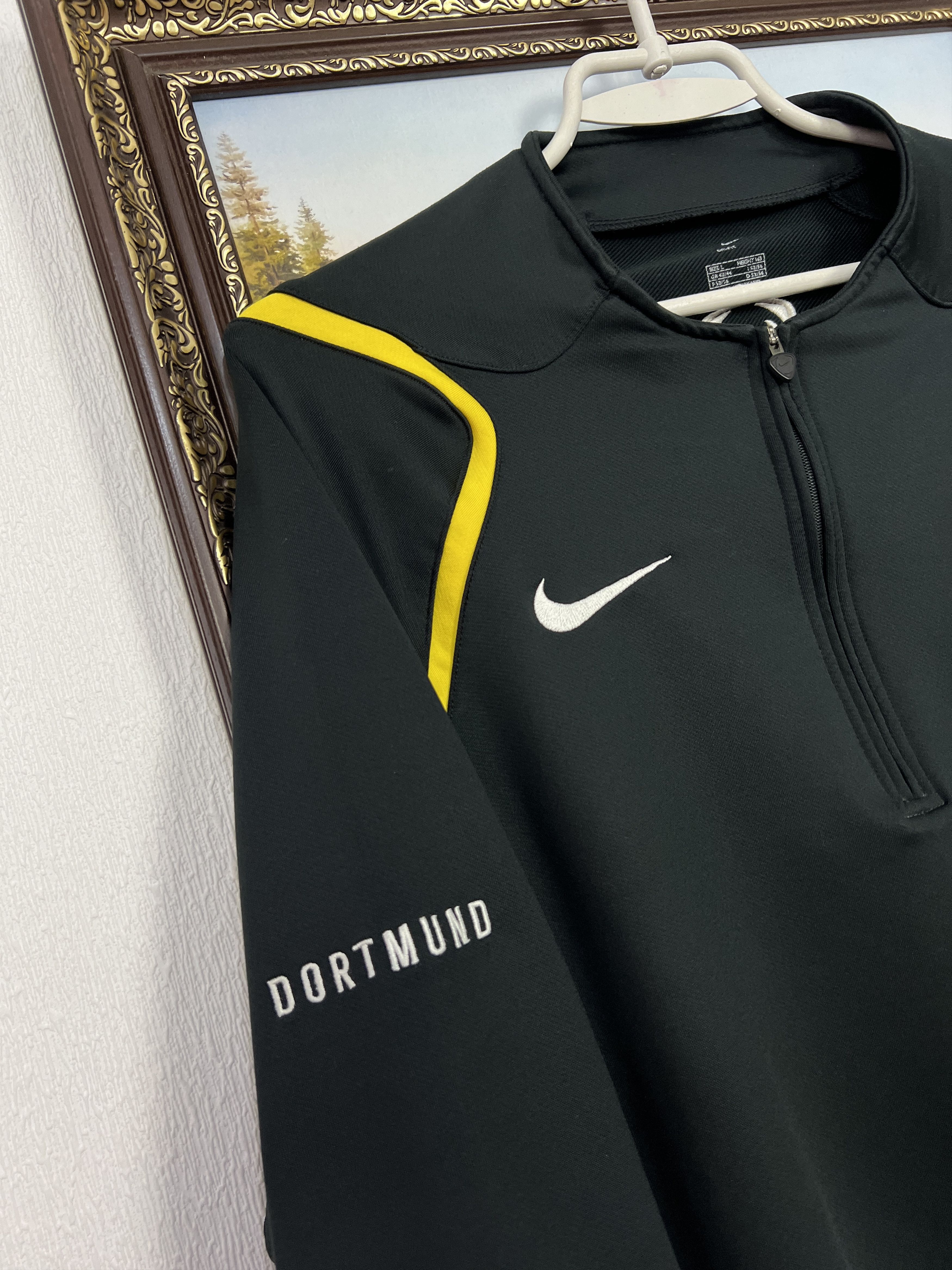 Nike Borussia Dortmund Football Train Sweatshirt Jacket Track Top Size US L / EU 52-54 / 3 - 4 Thumbnail