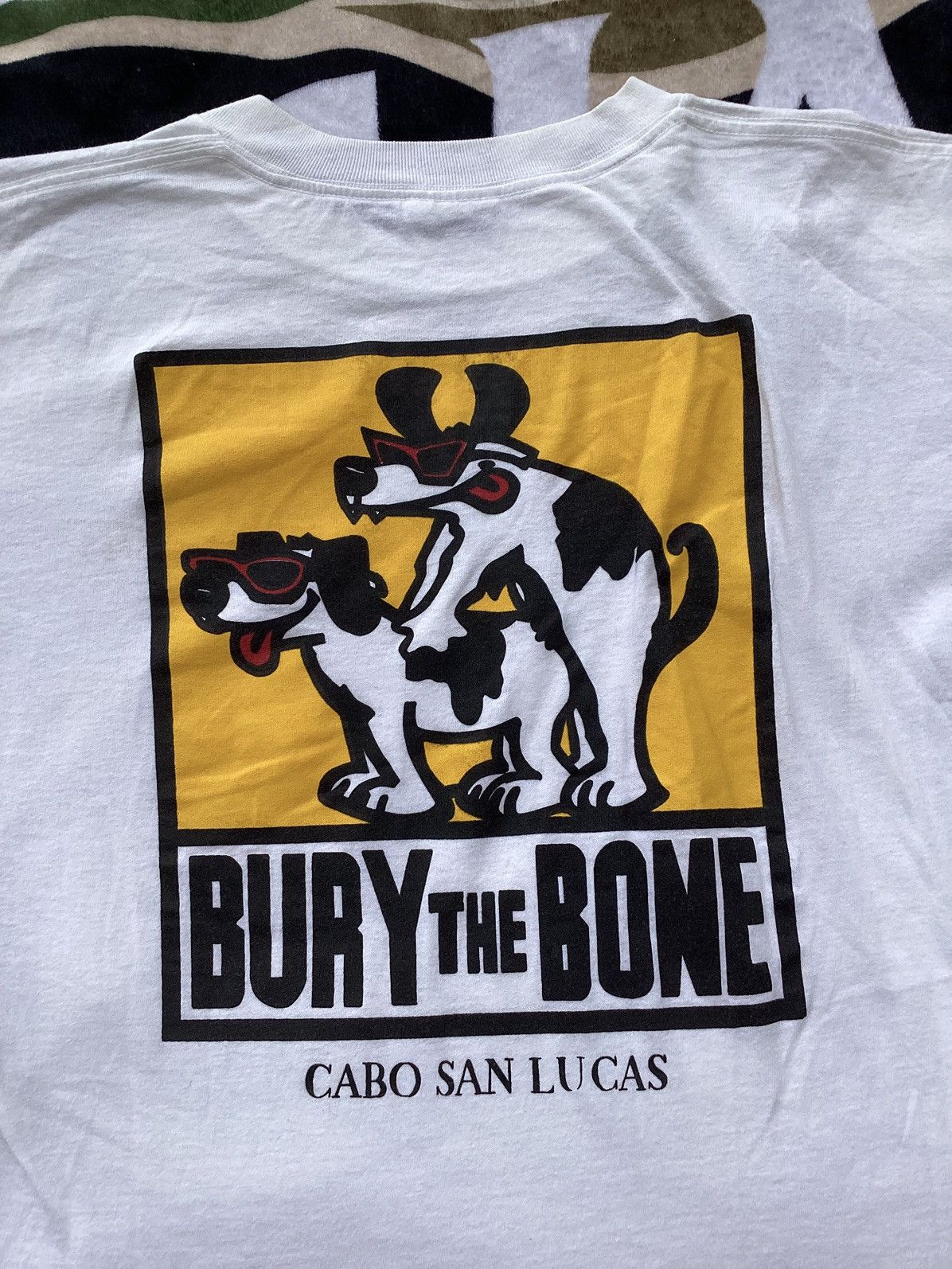 Other × Vintage Vtg 90s Cabo San Lucas Mexico bury the bone single stitch Te Size US XL / EU 56 / 4 - 2 Thumbnail