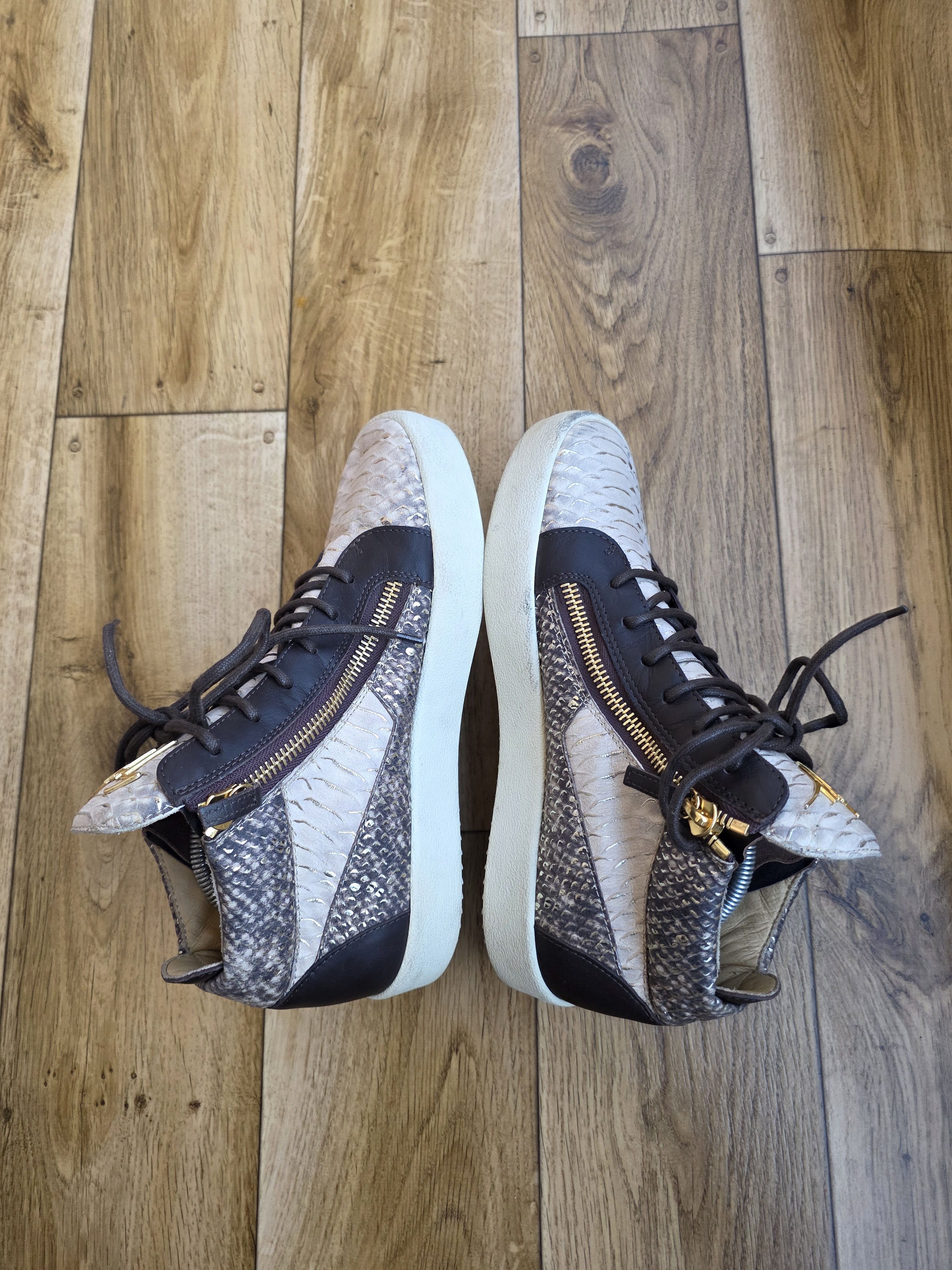 Giuseppe Zanotti Giuseppe Zanotti High Top Sneakers Size US 9 / EU 42 - 16 Thumbnail