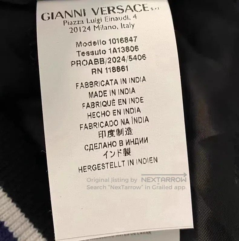 Versace Versace Thick jacket navy blue Size US M / EU 48-50 / 2 - 4 Thumbnail