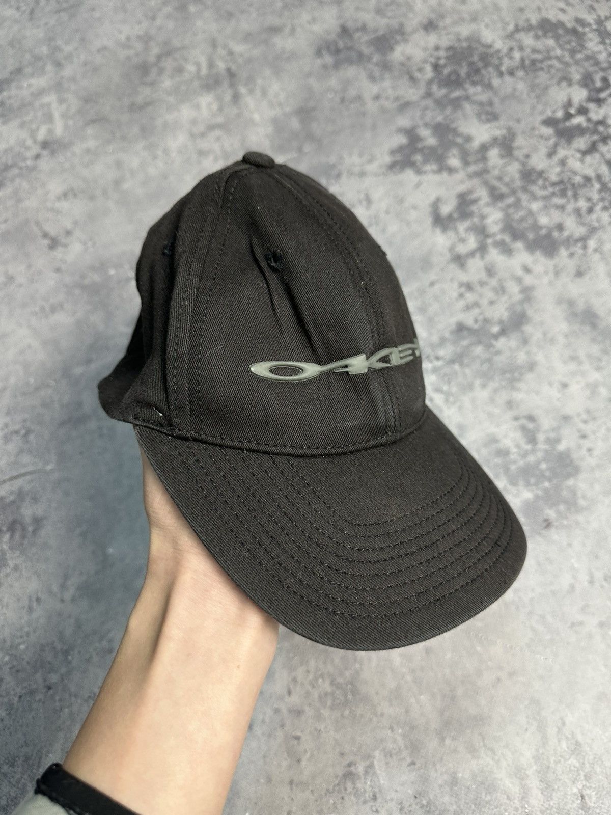 Oakley Vintage Oakley Big Logo Cap Size 28 - 3 Thumbnail