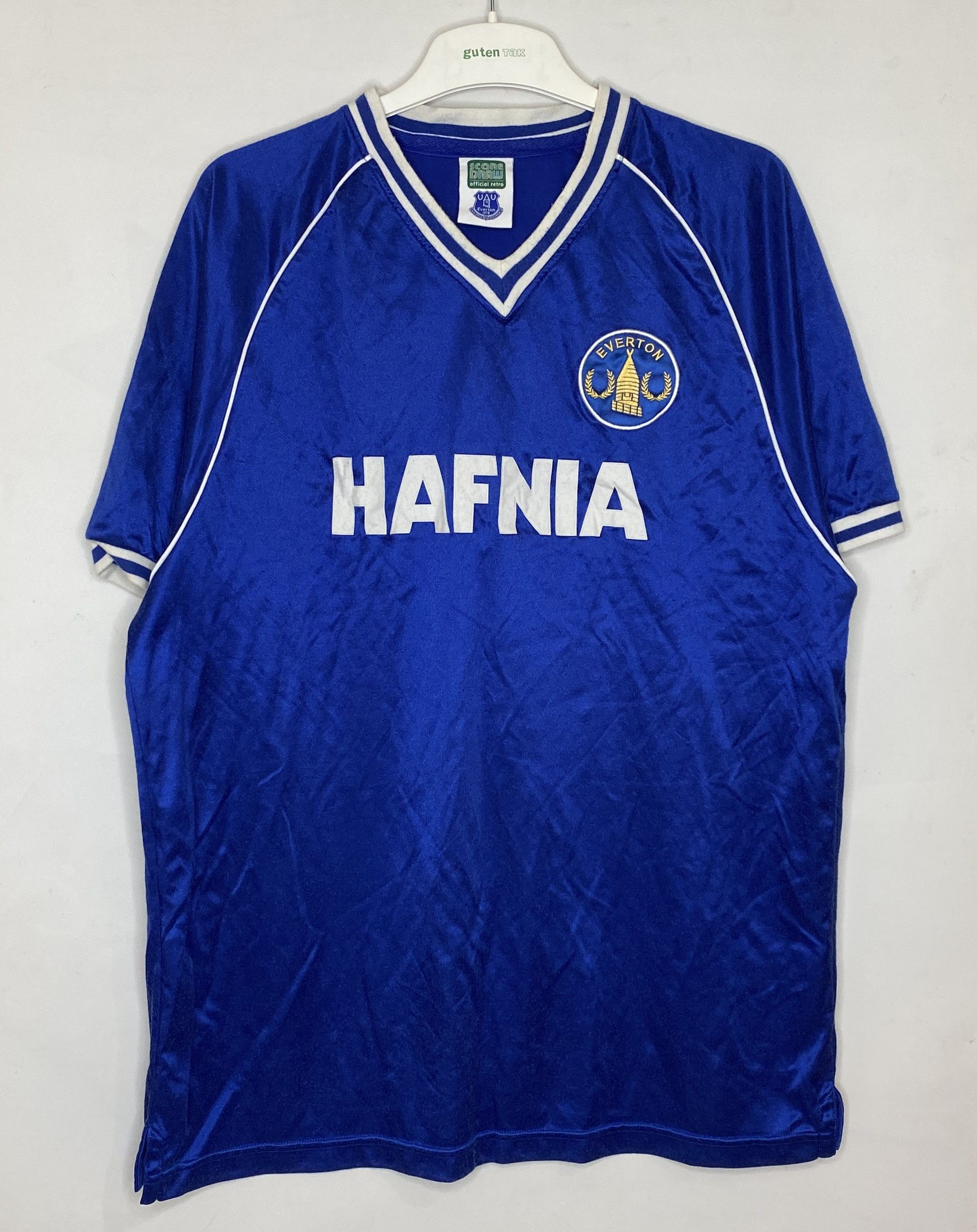 Vintage EVERTON 80s HOME RETRO REPLICAS FOOTBALL SHIRT SOCCER JERSEY Size US S / EU 44-46 / 1 - 1 Thumbnail