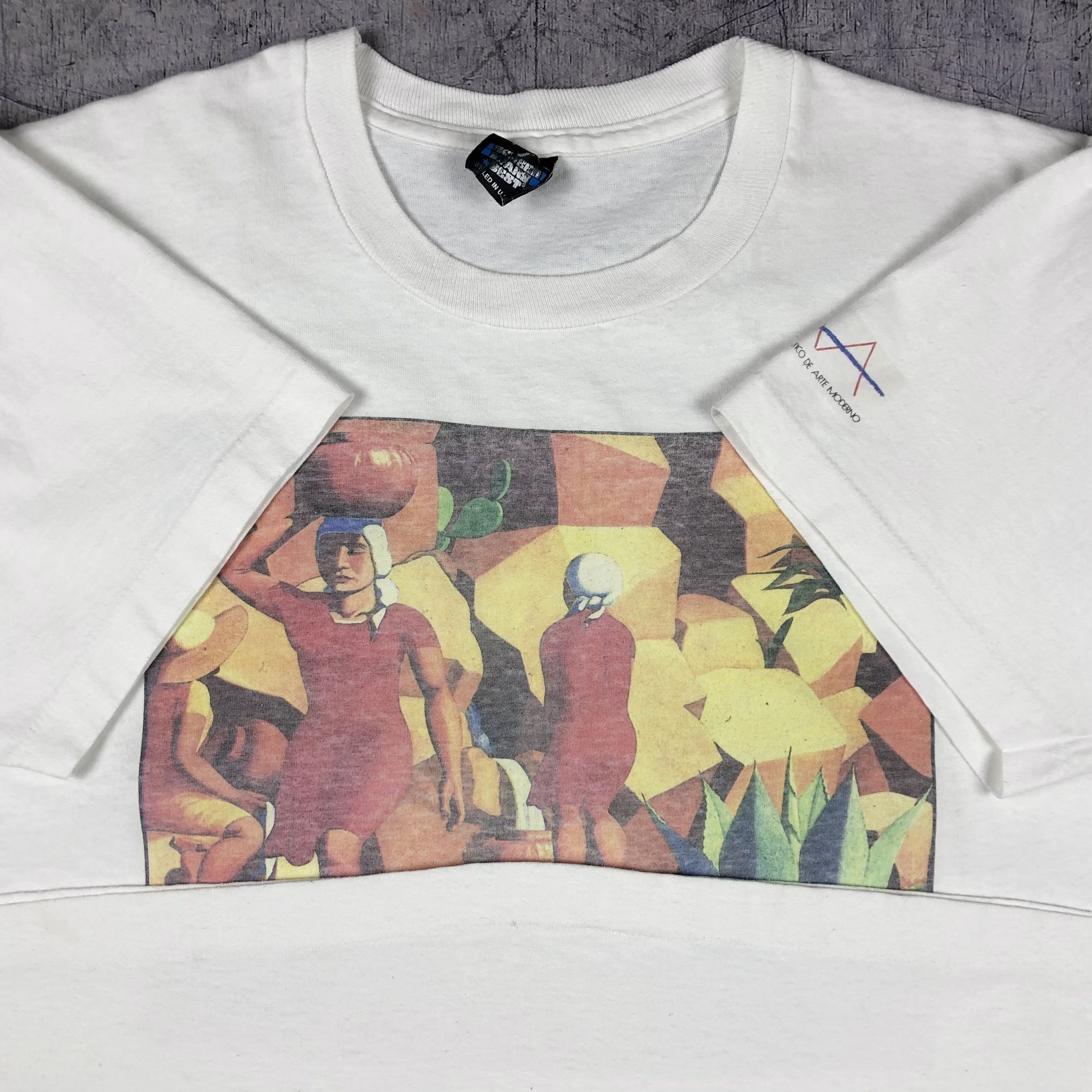 Vintage Las Aquadoras by Jose Jorge Oramas Art Tee Size US XL / EU 56 / 4 - 2 Thumbnail