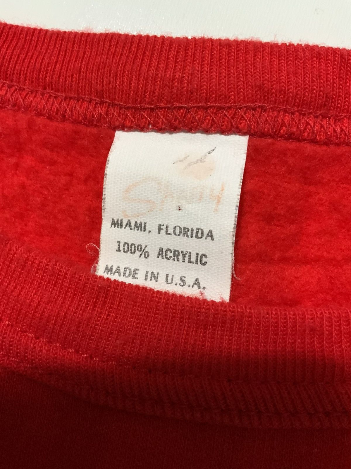 Vintage Vintage 80s Ocean Coast Miami Florida Souvenir Sweatshirt Size US XL / EU 56 / 4 - 4 Thumbnail