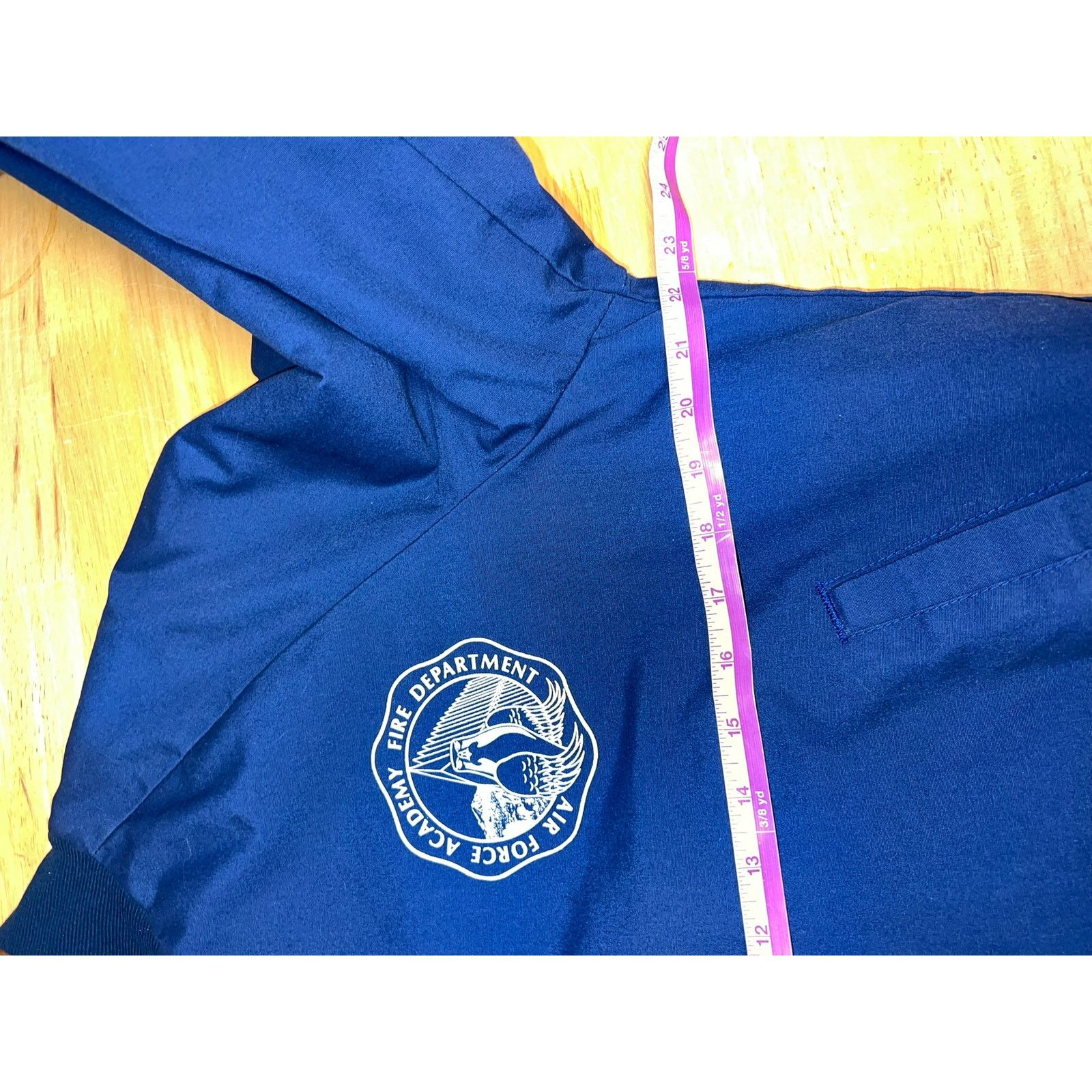 Vintage Vintage Air Force Academy Bomber Jacket Fire Deparment 80s M Size US M / EU 48-50 / 2 - 9 Thumbnail