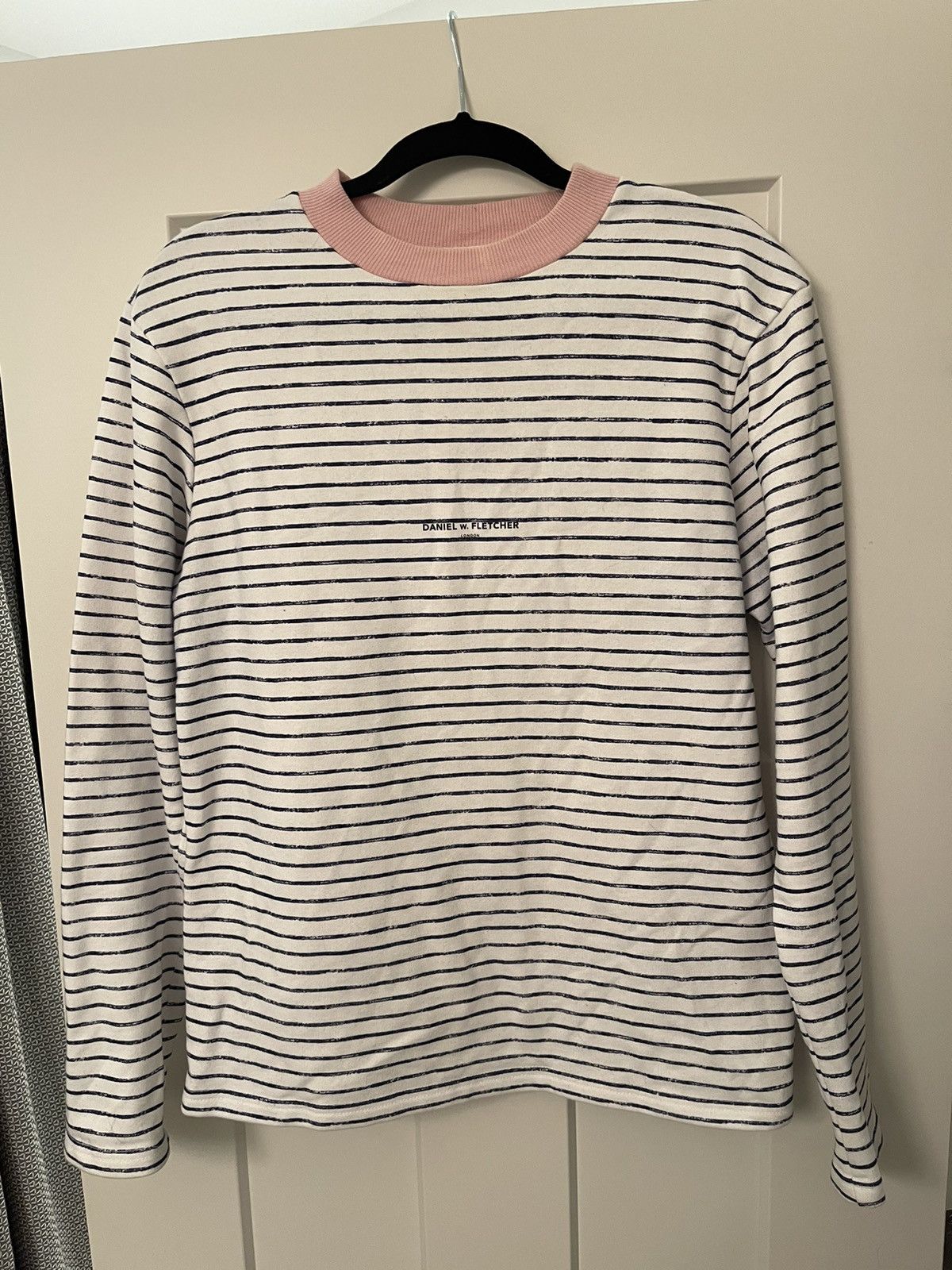 Striped Daniel W. Fletcher Crewneck Sweater Size M