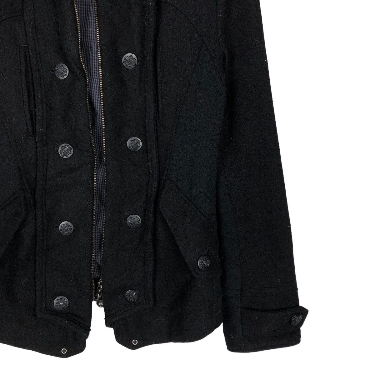 Japanese Brand 🔥BIKER JACKET DOUBLE LAYER PPFM JAPAN MINK FUR HOODIE Size US S / EU 44-46 / 1 - 5 Thumbnail