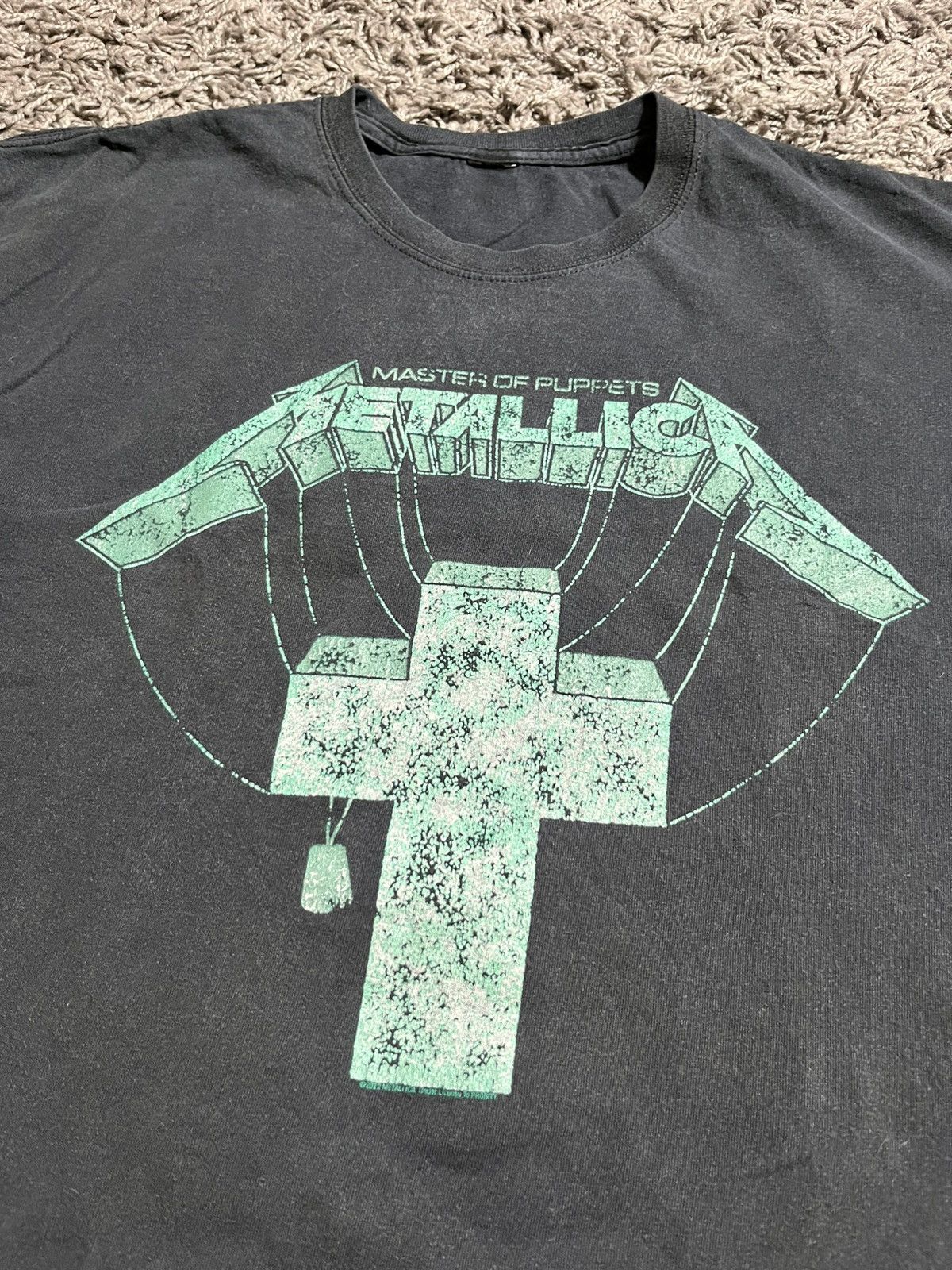 Metallica METALLICA MASTER OF PUPPETS ROCK VINTAGE FADED TEE Size US L / EU 52-54 / 3 - 2 Thumbnail