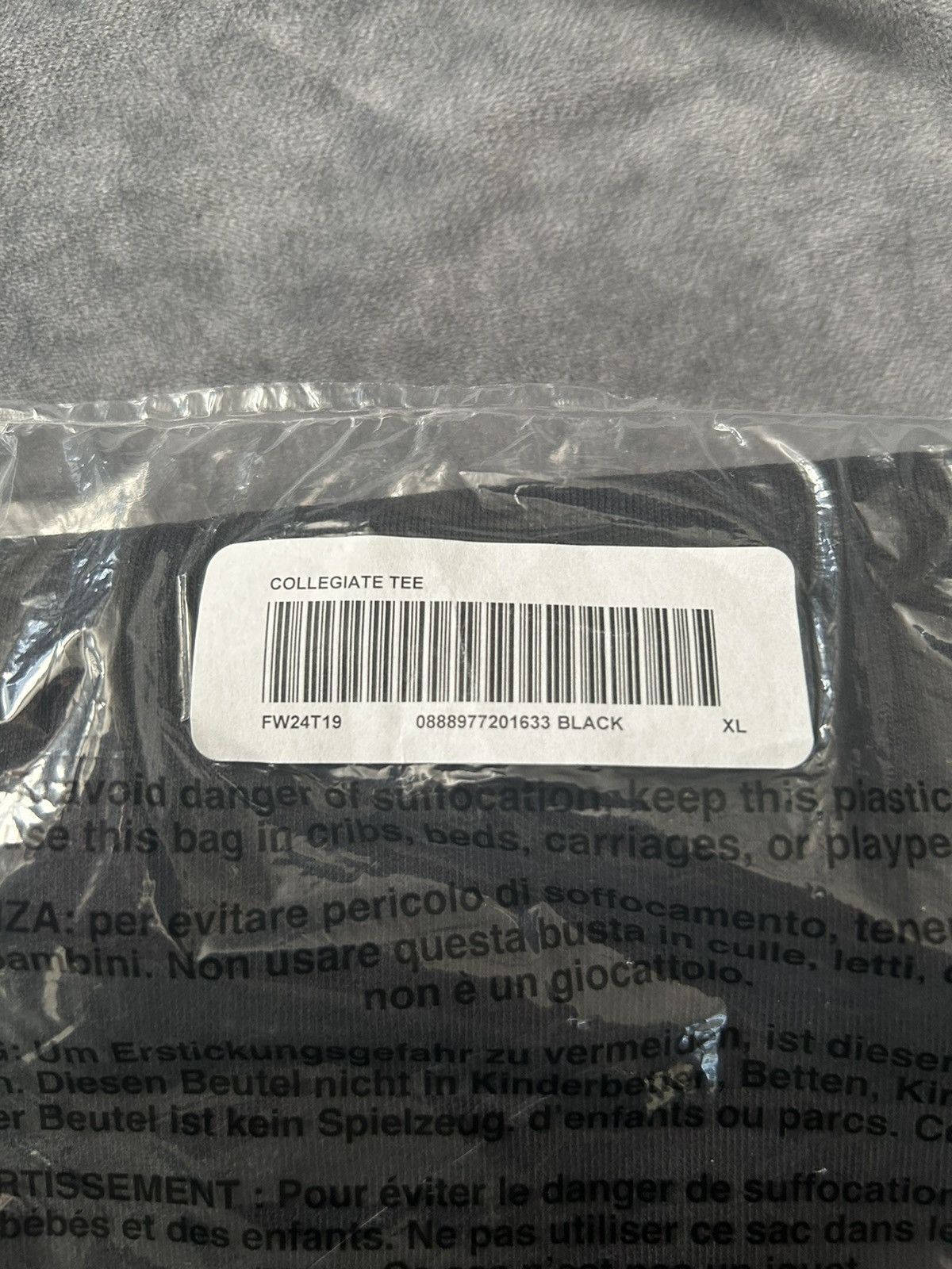Supreme Surpeme Tera Patrick Tee Black XL FW24 Size US XL / EU 56 / 4 - 5 Thumbnail