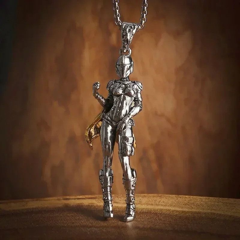 Jewelry Samurai Pendant Necklace Size ONE SIZE - 1 Thumbnail