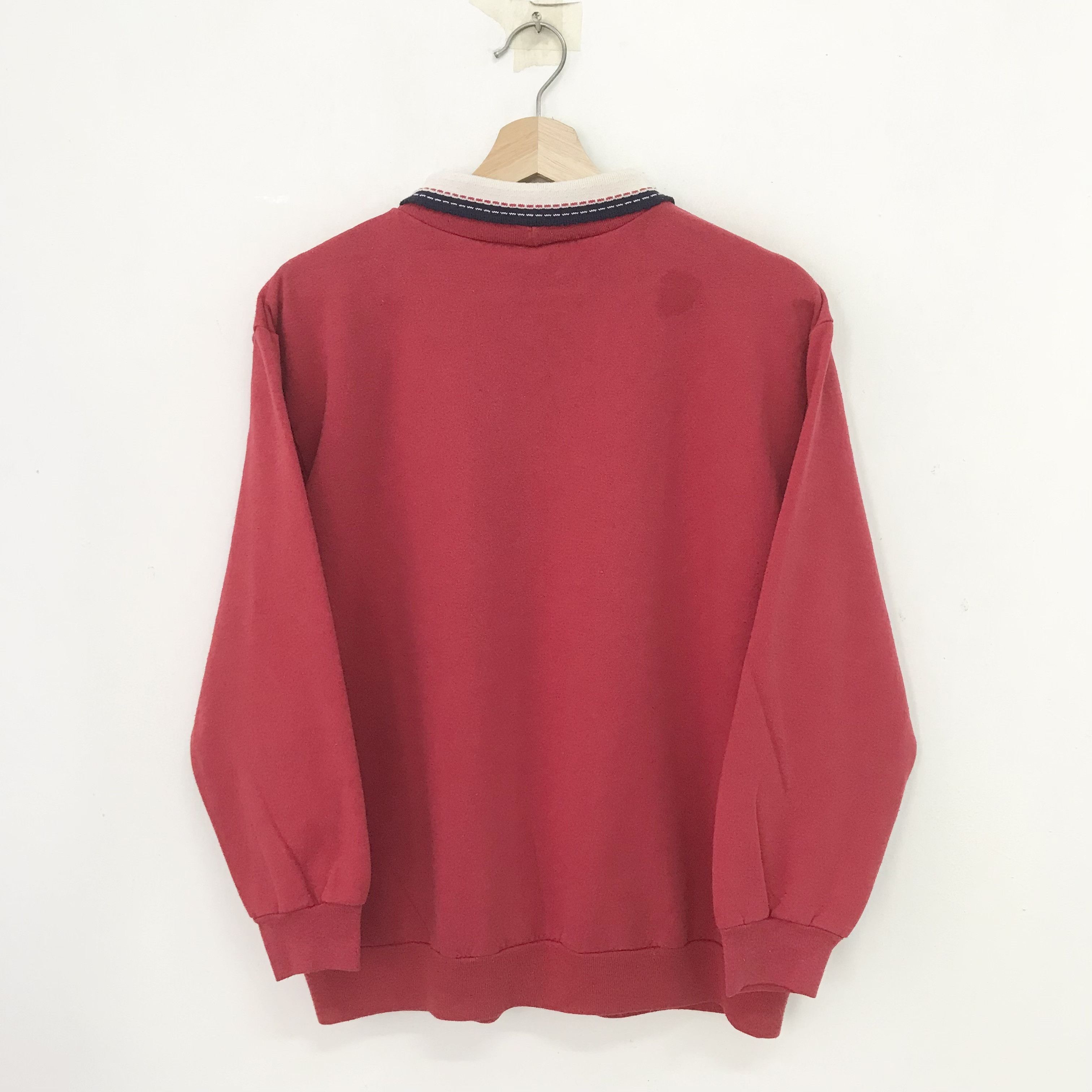 Vintage Vintage 90's Graphic Snow Red Sweatshirt Medium - 635 Size US M / EU 48-50 / 2 - 2 Thumbnail