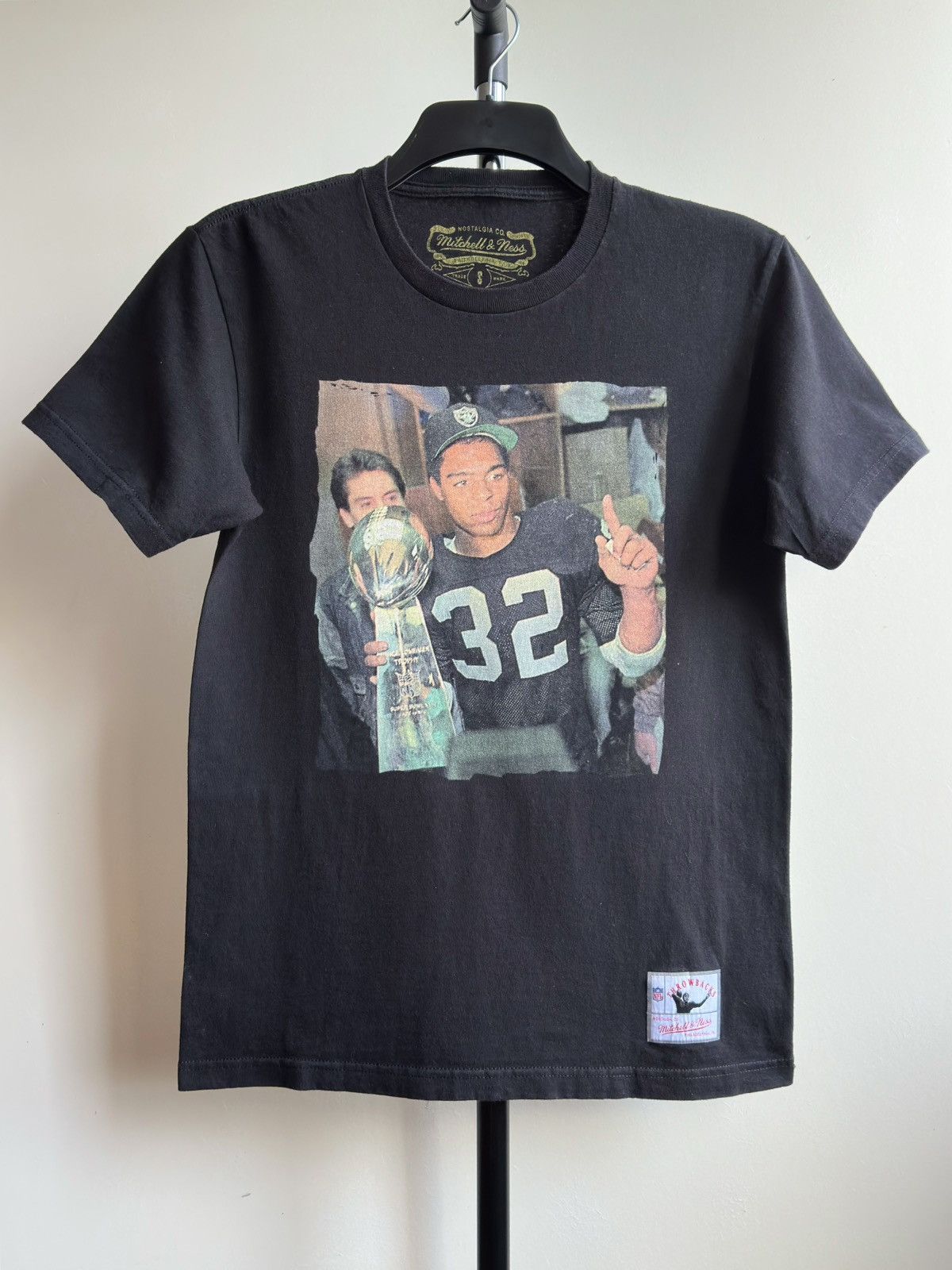 Mitchell & Ness × NFL × Vintage MITCHELL & NESS MARCUS ALLEN #32 RAIDERS NFL GRAPHIC TEE Size US S / EU 44-46 / 1 - 1 Thumbnail