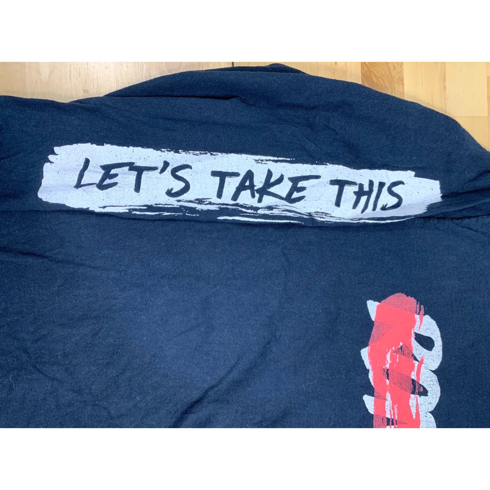 Fruit Of The Loom VINTAGE Fruit Of The Loom Romans Let’s That This World Together T-Shirt Black Size L Mens Size US L / EU 52-54 / 3 - 7 Thumbnail