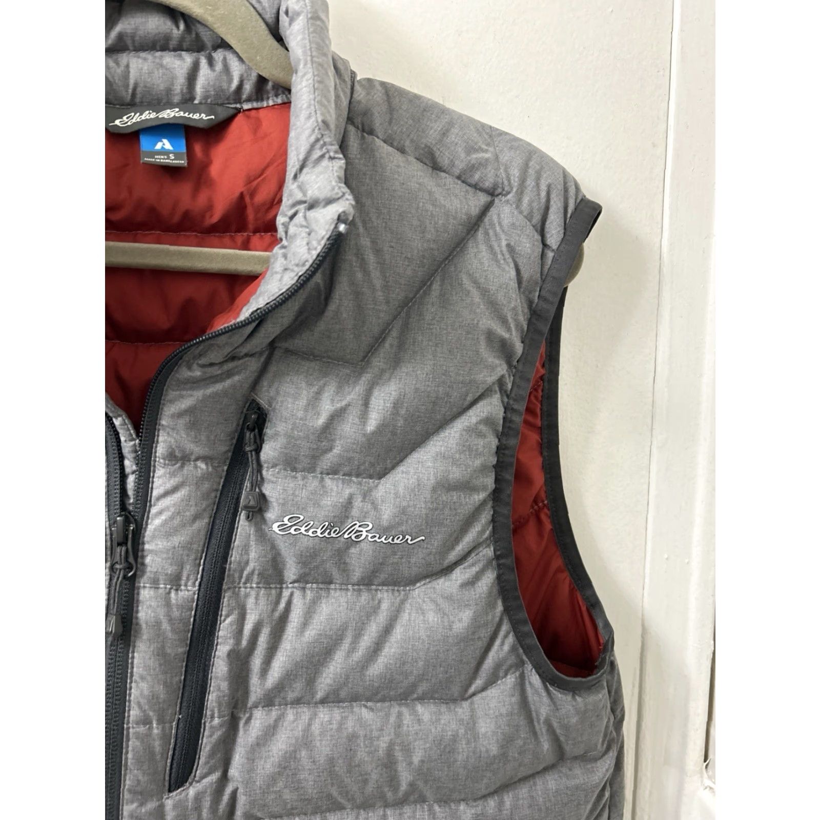 Eddie Bauer Eddie Bauer First Ascent StormDown Vest Mens S Gray Full Zip Puffer Insulated Down Outdoor Jacket Vest Size US S / EU 44-46 / 1 - 4 Thumbnail