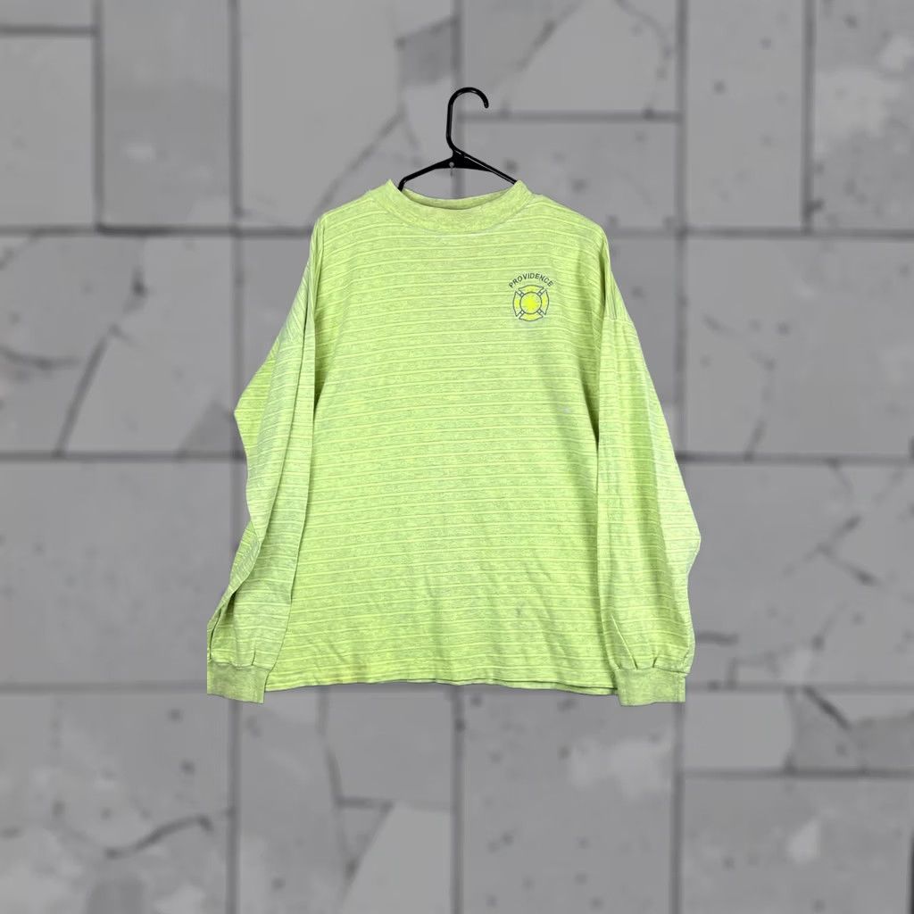REEF Outer Reef Sweatshirt Mens XL Green Crewneck Pullover Providence Fire Dept Size US XL / EU 56 / 4 - 1 Thumbnail
