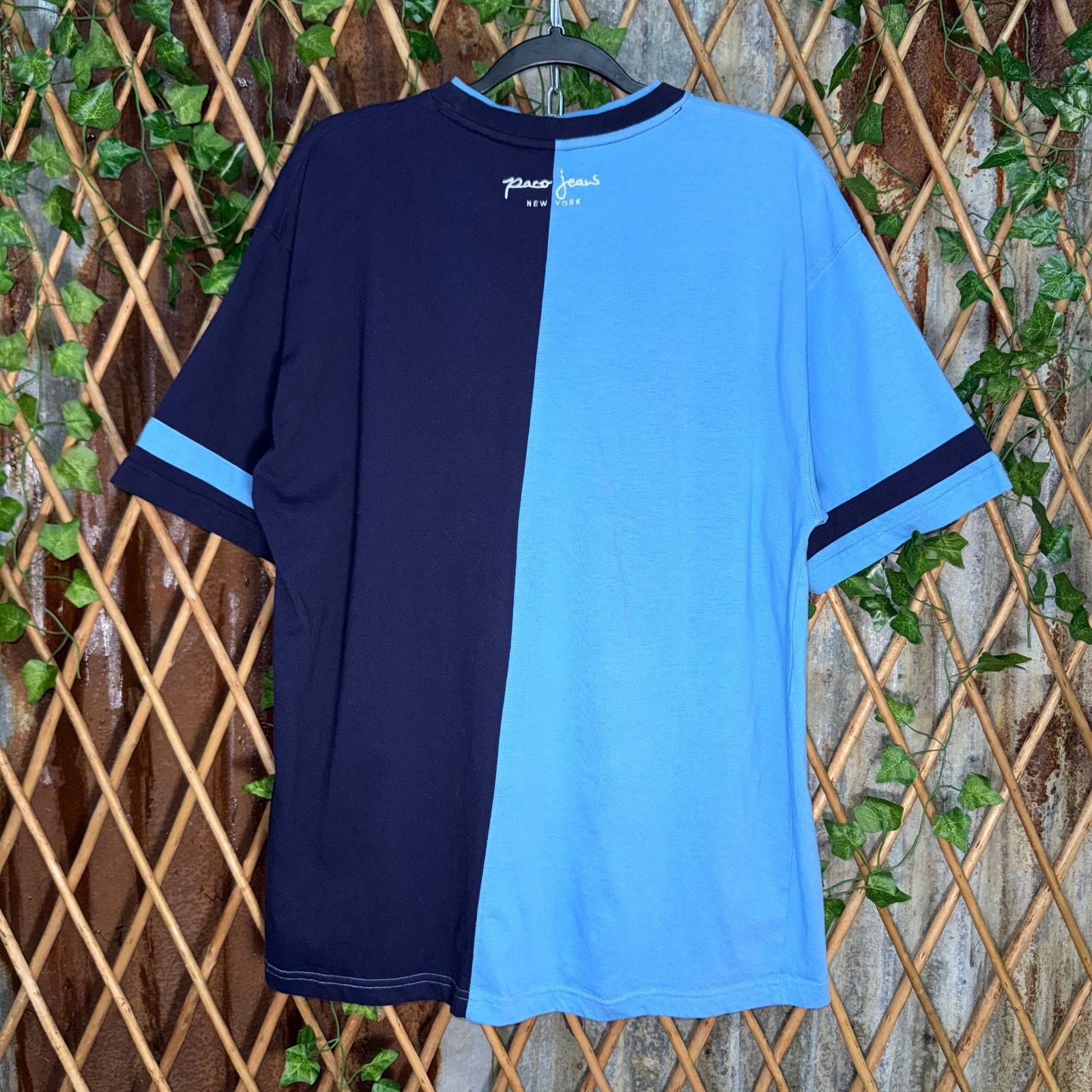 Paco Rabanne Vintage Y2K Paco jeans New York embroider 90s hip hop tshirt Size US L / EU 52-54 / 3 - 2 Thumbnail