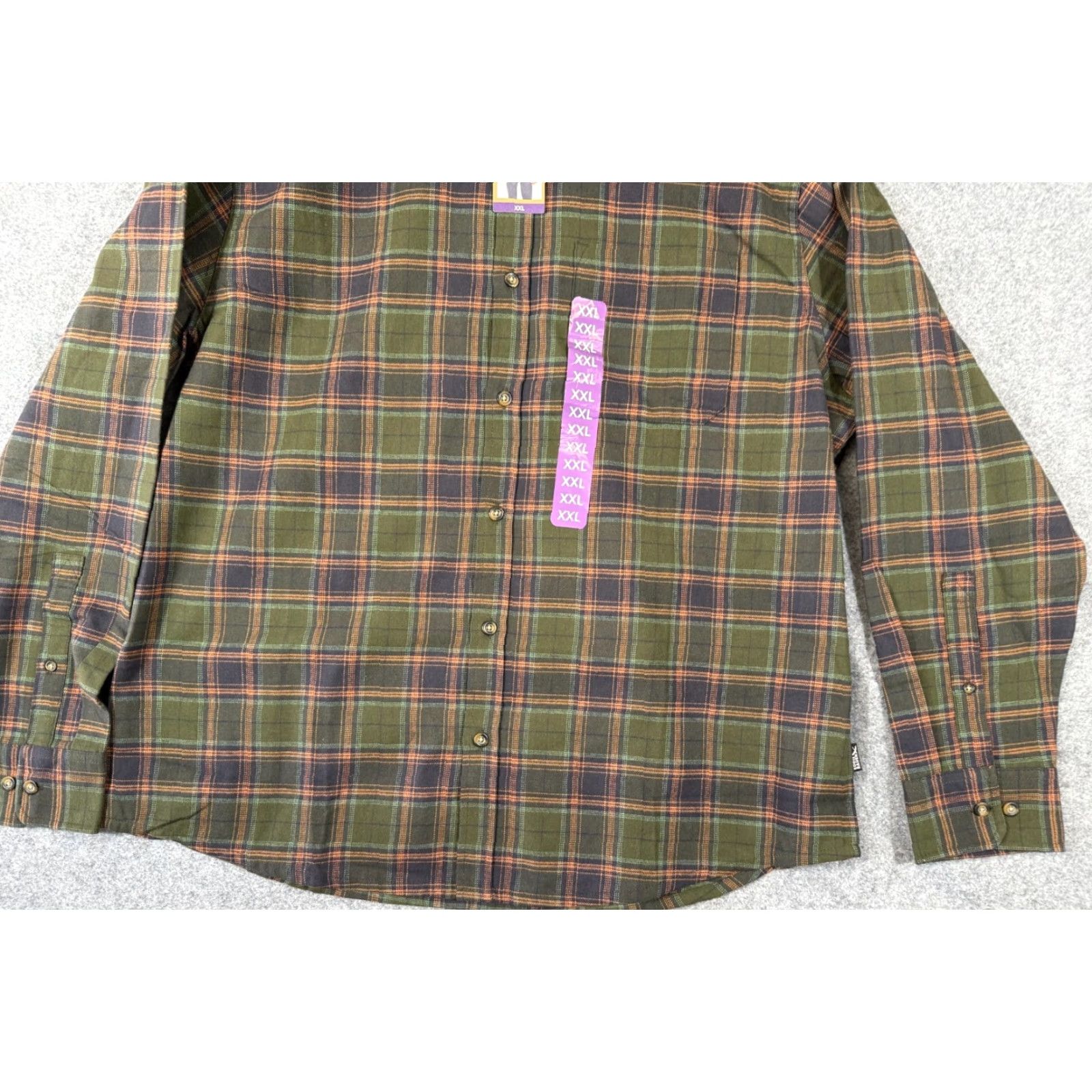 Eddie Bauer Eddie Bauer Flannel Shirt Mens 2XL Green Plaid Button-Up Long Sleeve NWT Size US XXL / EU 58 / 5 - 4 Thumbnail