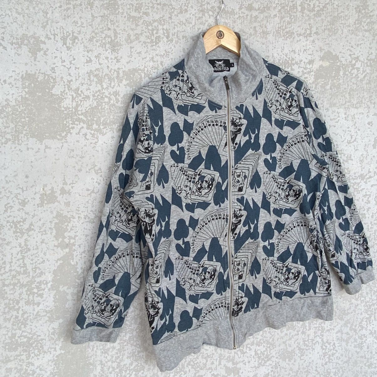 Other Vintage Wachified Printed Crewneck Sweatshirt Blue/Gray Size US L / EU 52-54 / 3 - 3 Thumbnail