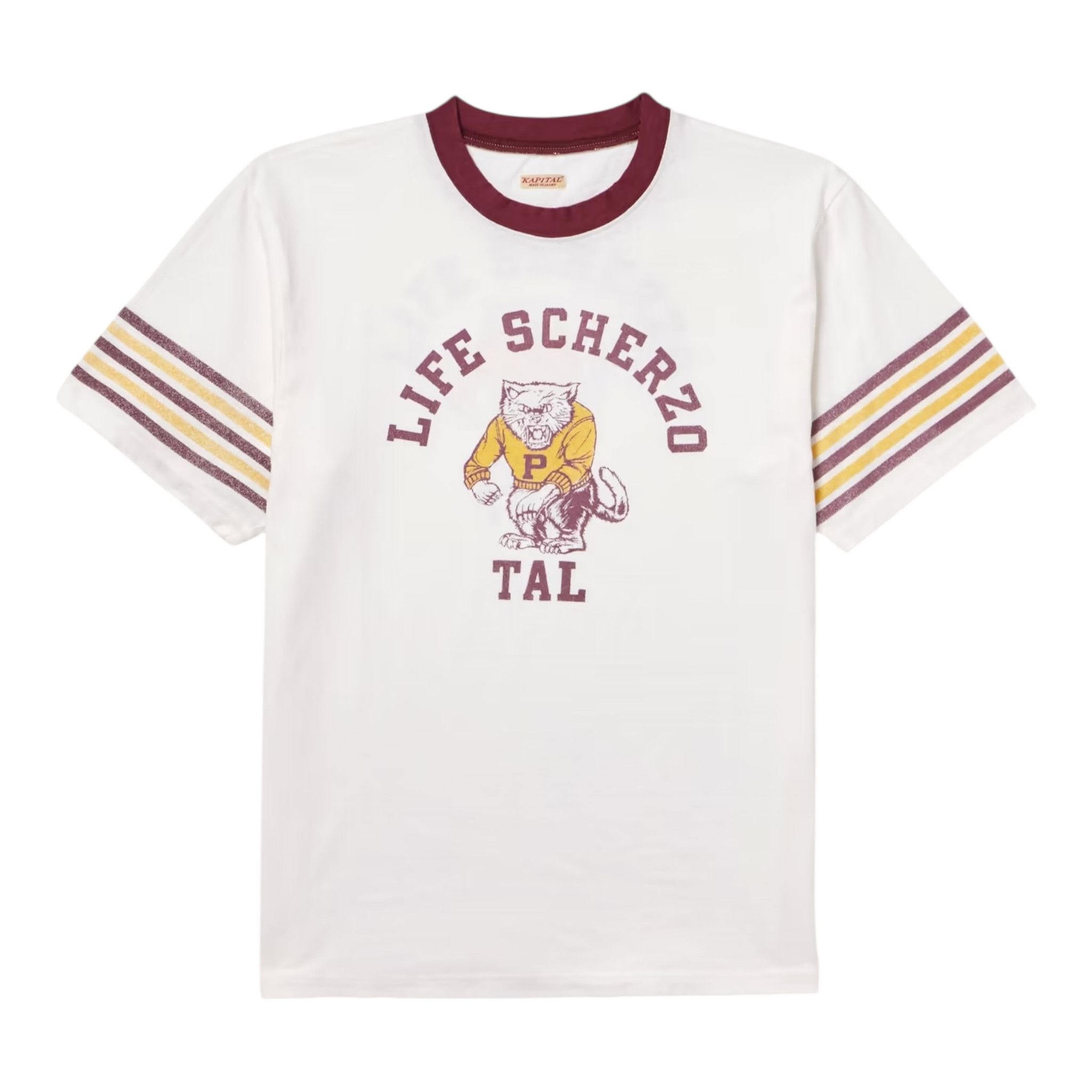 Life Scherzo Short Sleeve Tee Shirt White Multi