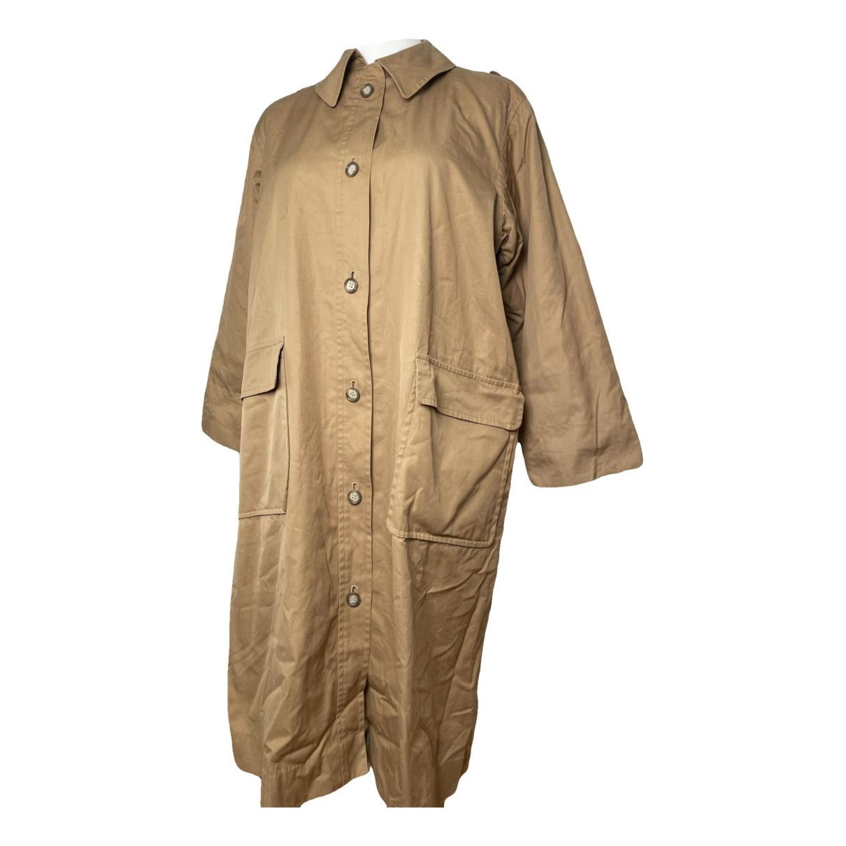 Other Saint Laurent Brown Cotton Coat Size M / US 6-8 / IT 42-44 - 1 Thumbnail
