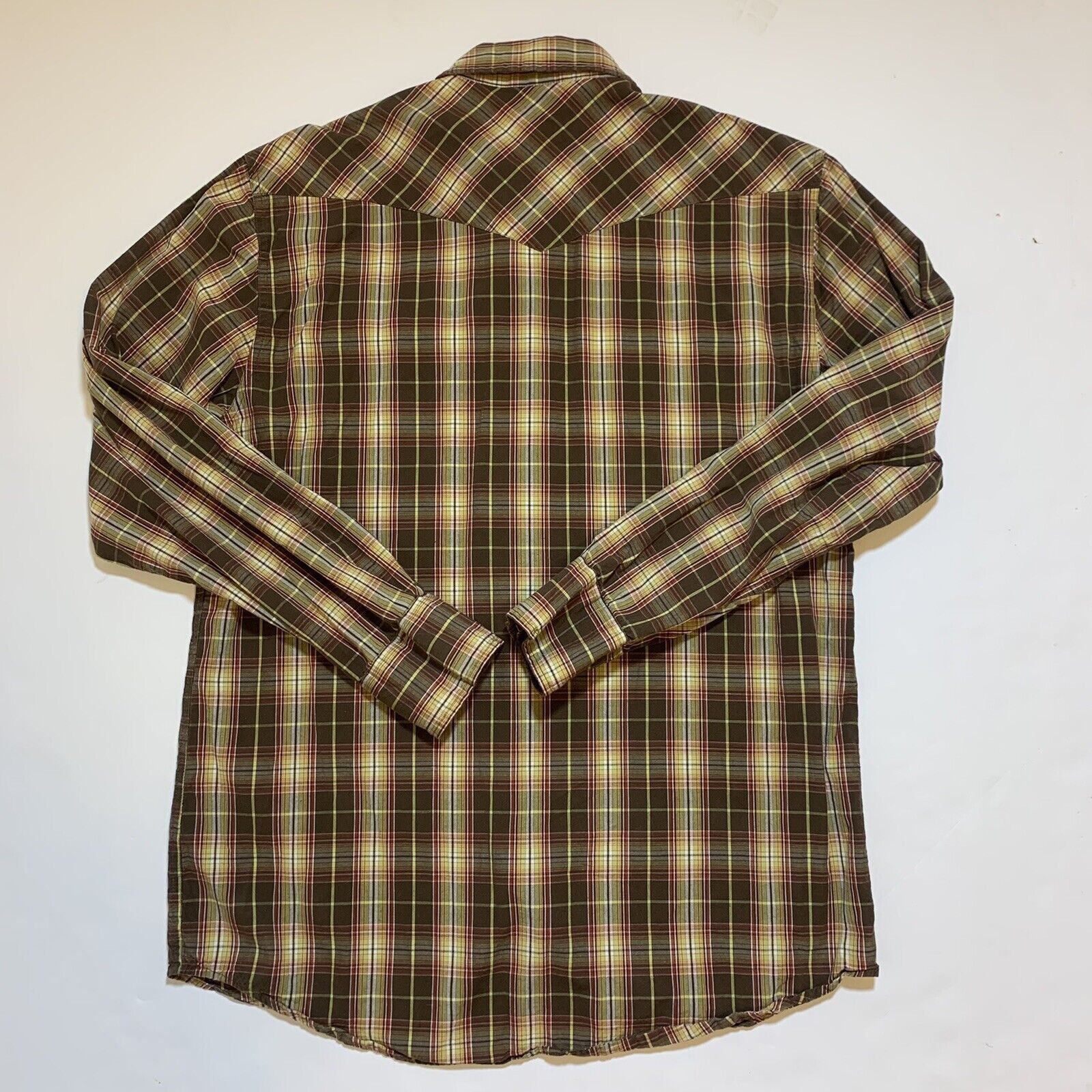 Vintage Atakoka Bay Western Handcrafted Nepal Pearl Snap Plaid Shirt Size US L / EU 52-54 / 3 - 4 Thumbnail