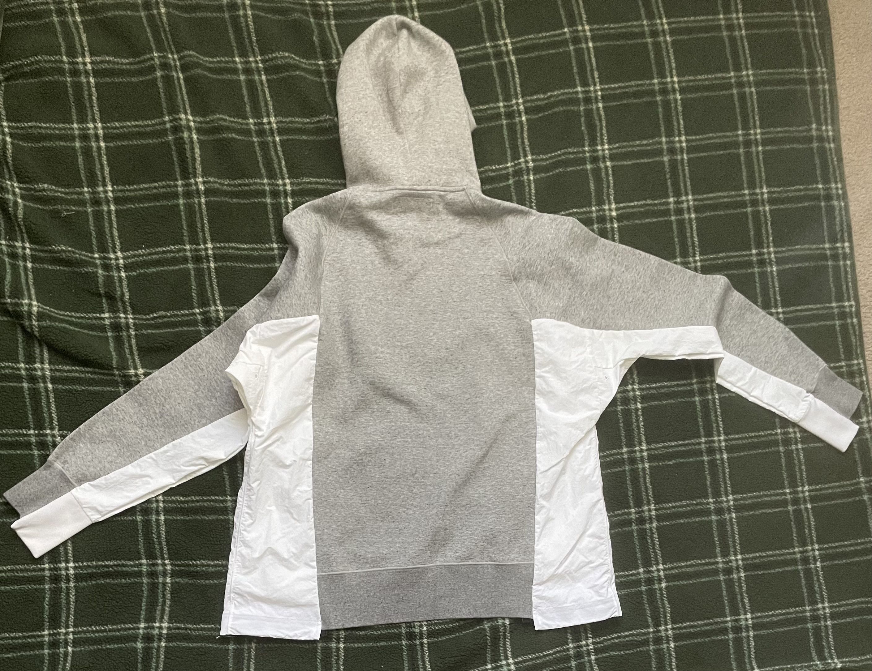 Nike × Sacai Sacai x Nike U NRG Hoodie Dark Grey Heather Size US M / EU 48-50 / 2 - 2 Thumbnail